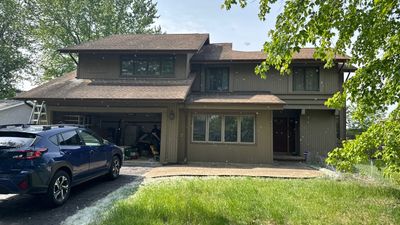 Completed gutter protection installation in Naperville, IL 60563