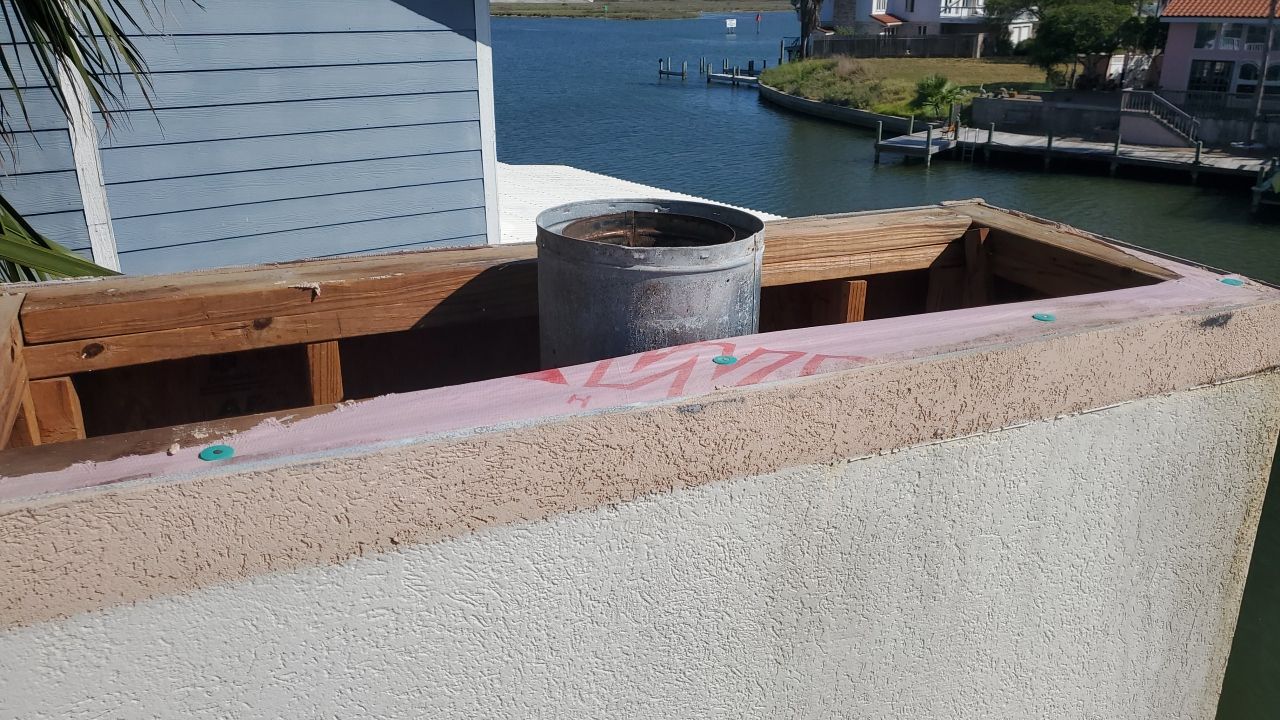 Chimney Cap & Chase Replacement using Custom Fabricated Steel by Lighthouse Roofing
