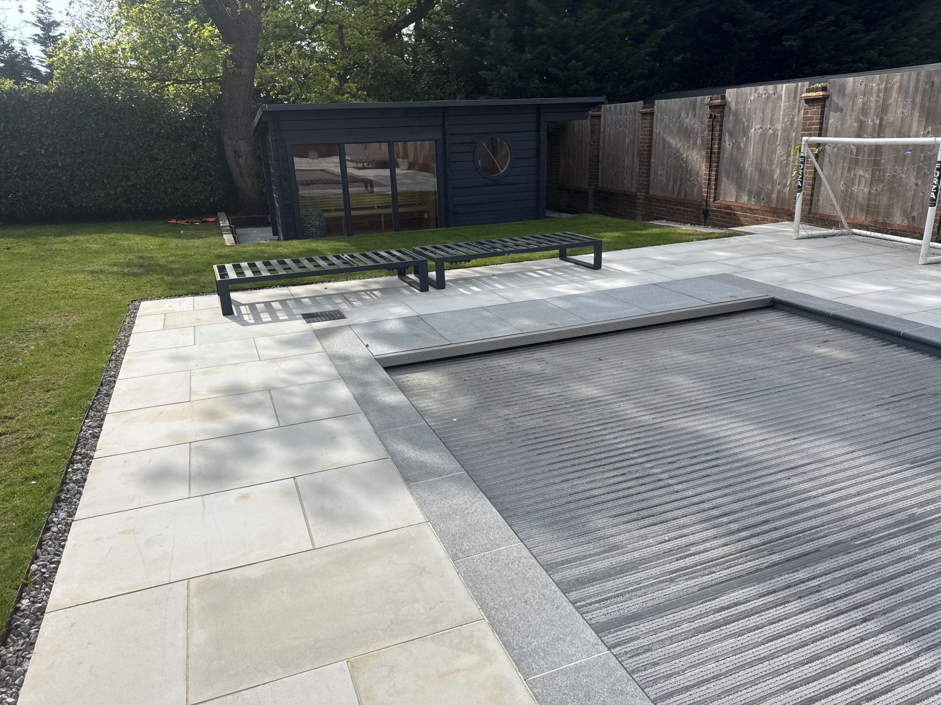 Patio and Pagola clean by Ges Exterior Cleaning ltd
