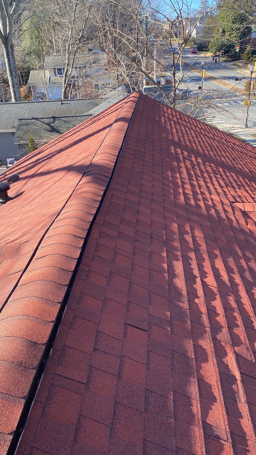 Arlington :Residential Roof Replacement with CertainTeed Landmark Pro in Max Def Red Oak  by RM Banning, Inc.