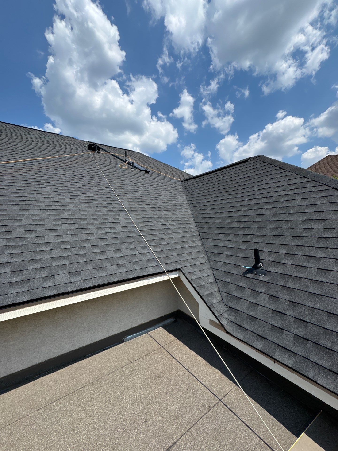Residential Roof Replacement using GAF HDZ - Charcoal shingles by Elite Roofing LLC