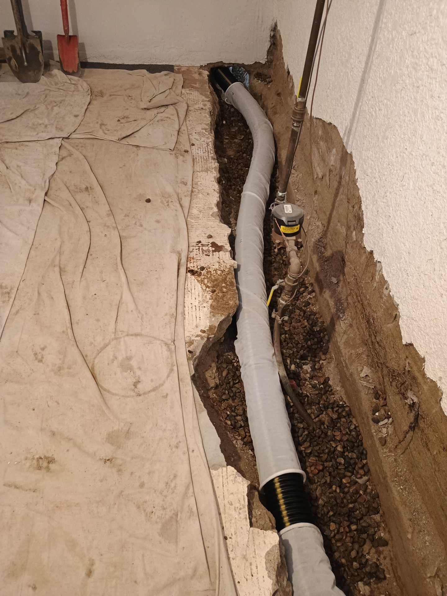 Basement Waterproofing in South MPLS for Andrew by Waterproofing Northeast