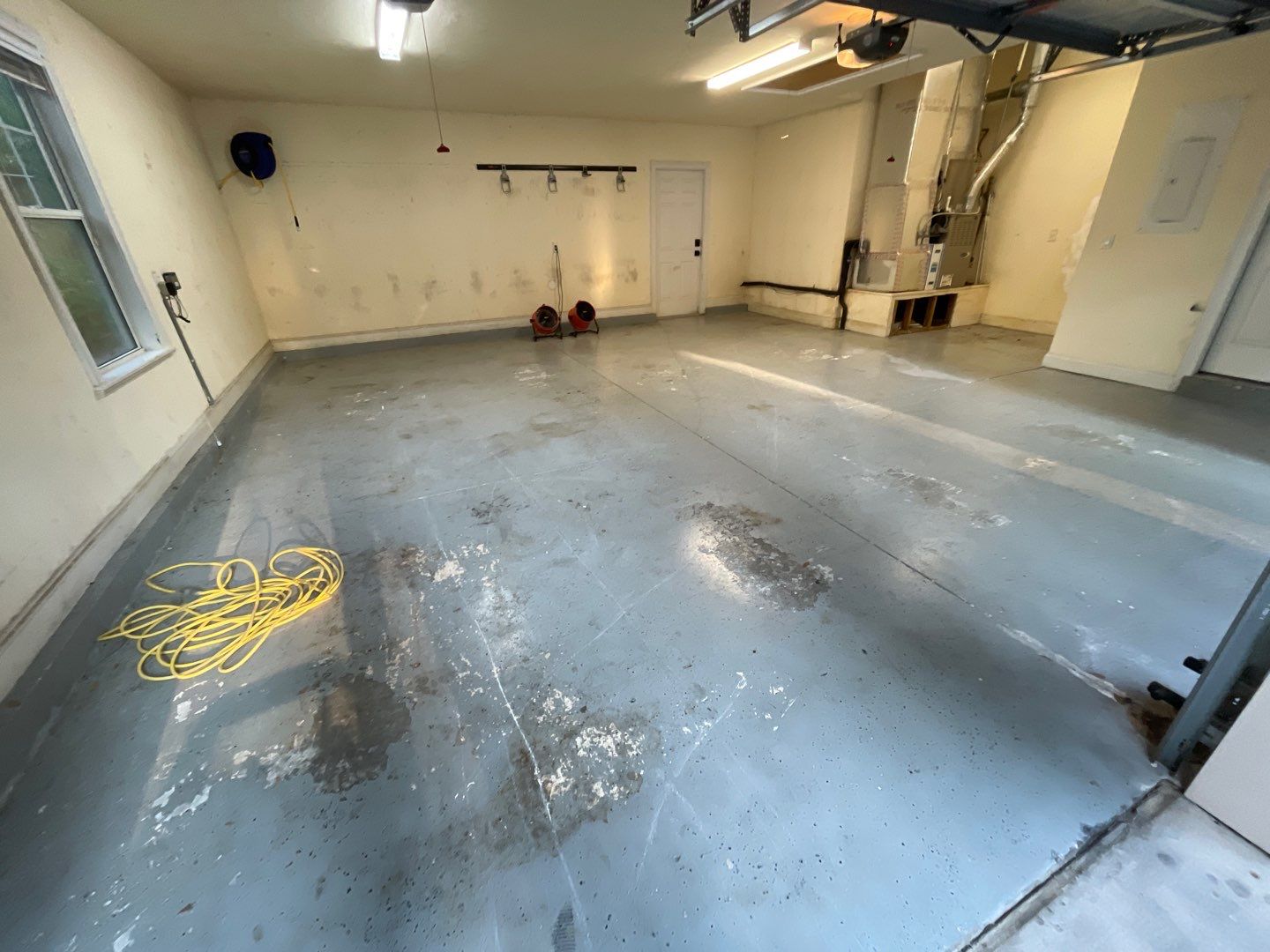 Garage Project in Newberry, FL in Chestnut by Cross Creek Concrete Coatings