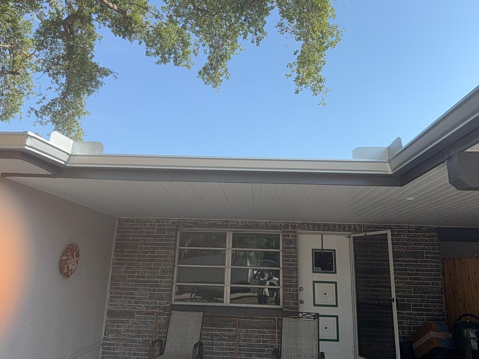 Seamless Galvalume Gutters Installation using Galvanized Gutters in Fort Myers FL by Gutter Professors