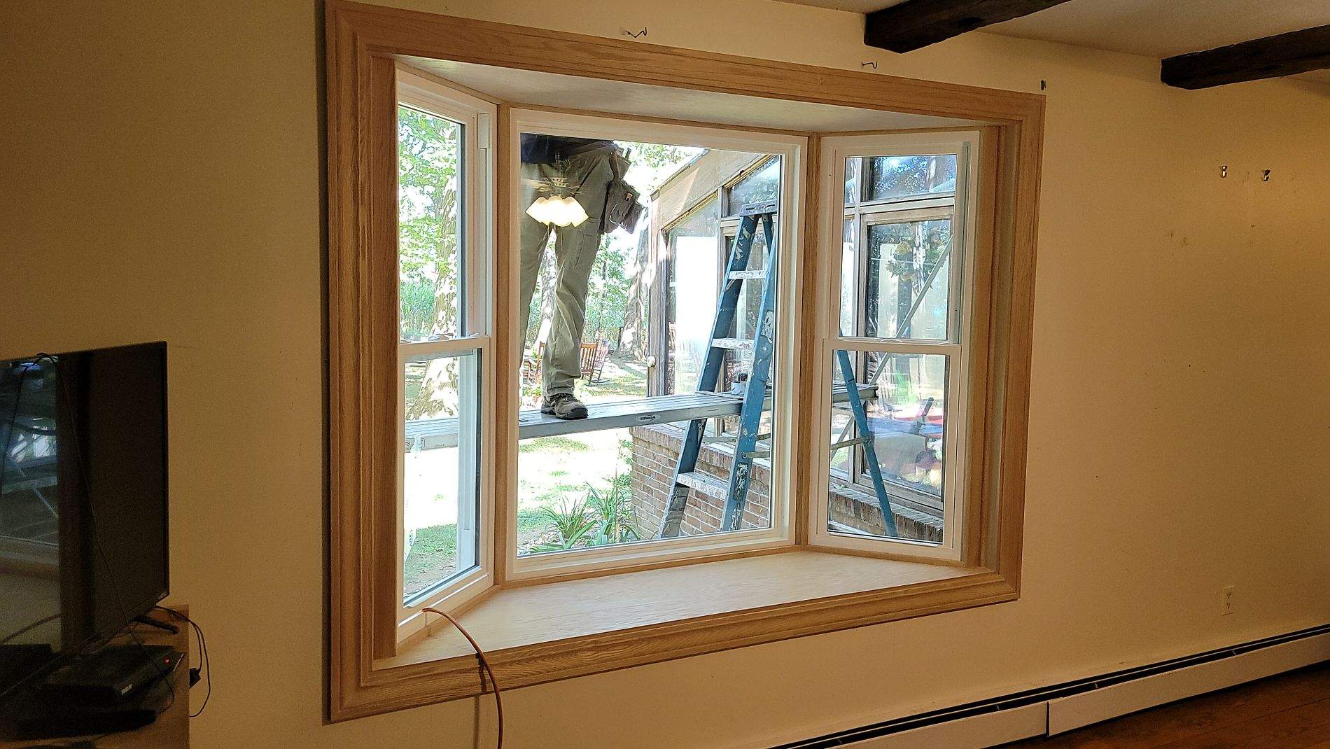 Provia Endure Bay Window in Ellicott City by Roof Right Inc