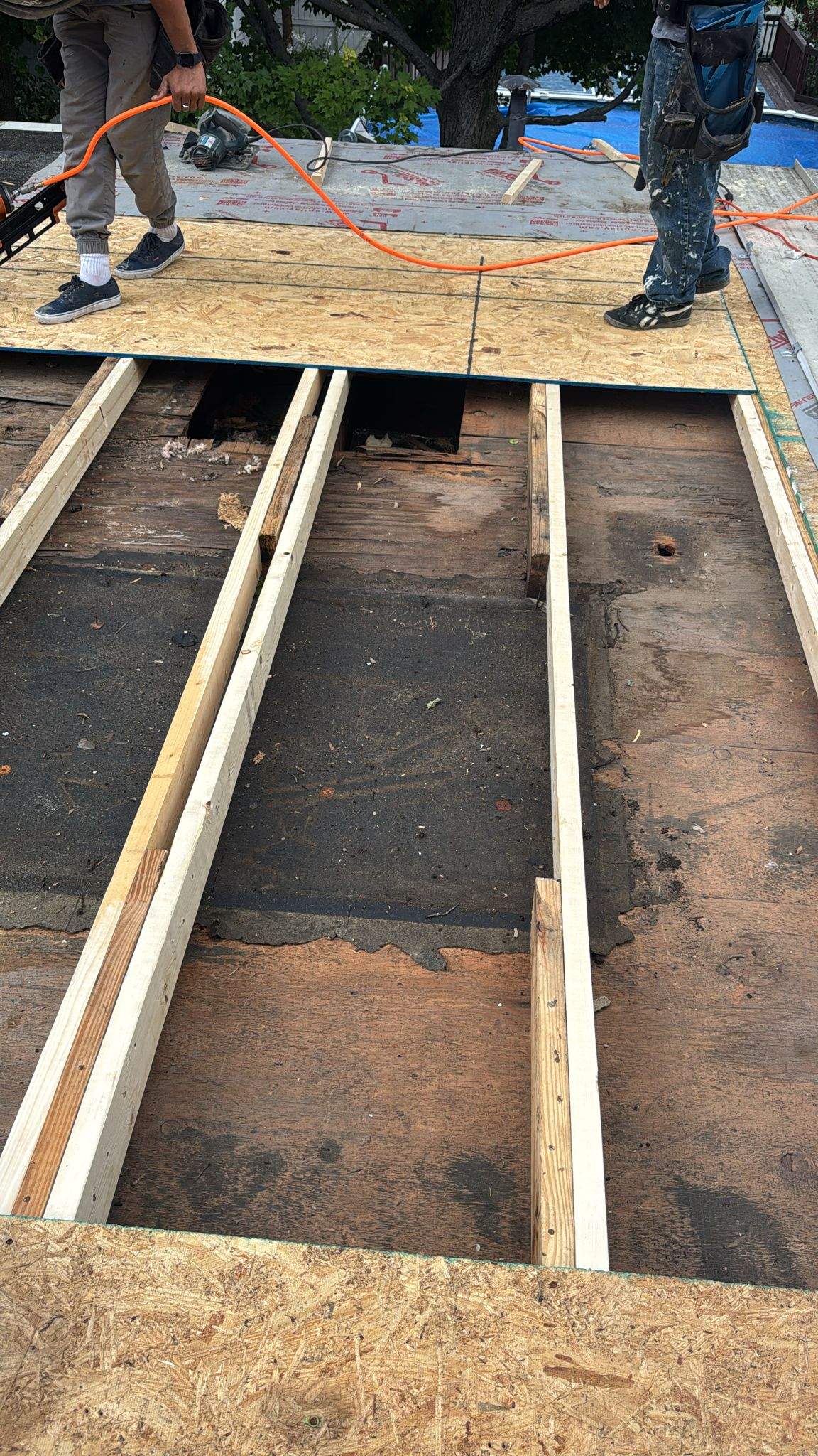 HVAC Patch Repair Project by Level Up Roofing and Restoration Services LLC
