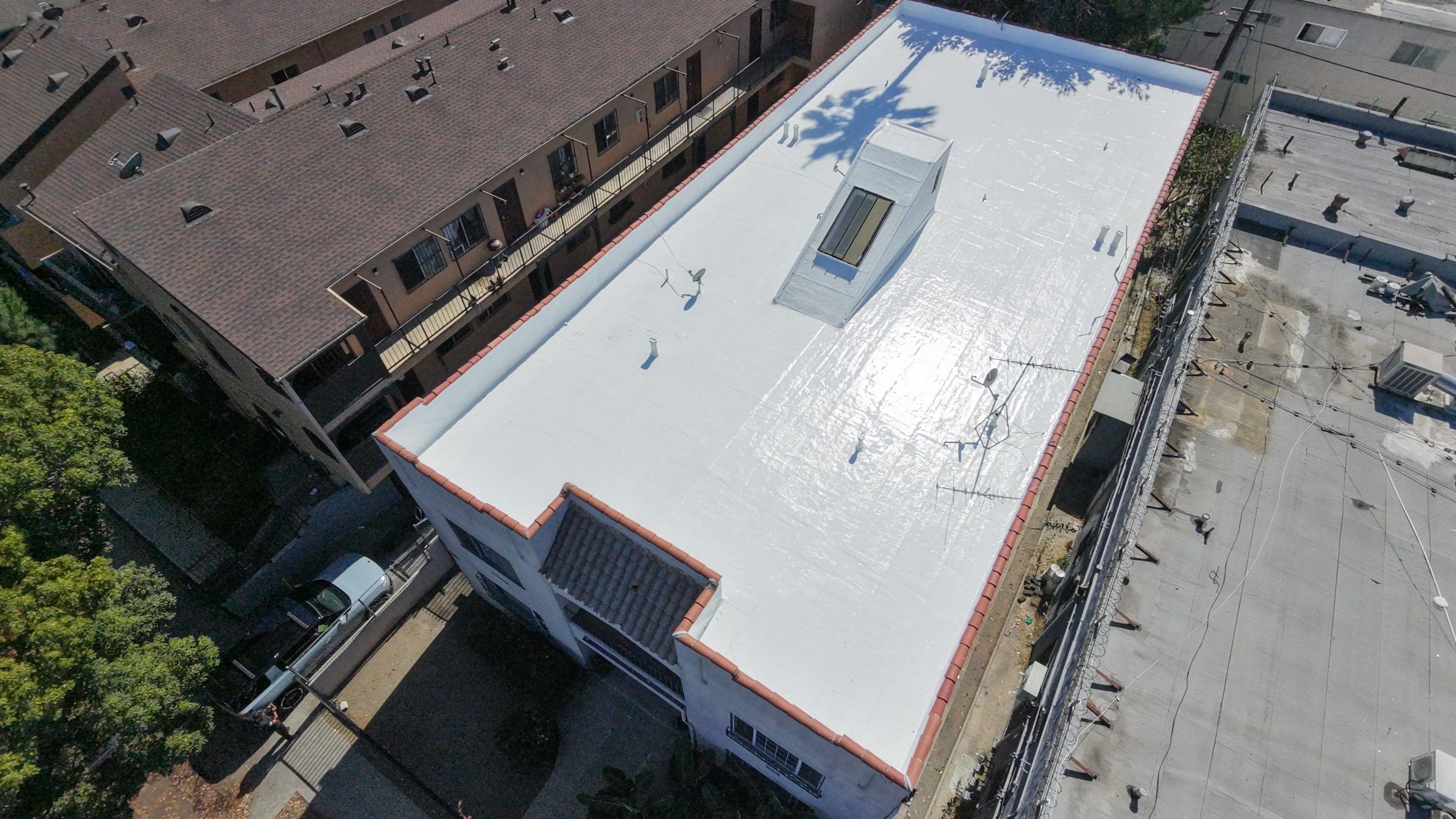 Multi-Family Apartment Roof Restoration in Los Angeles, CA by Hull Brothers Roofing