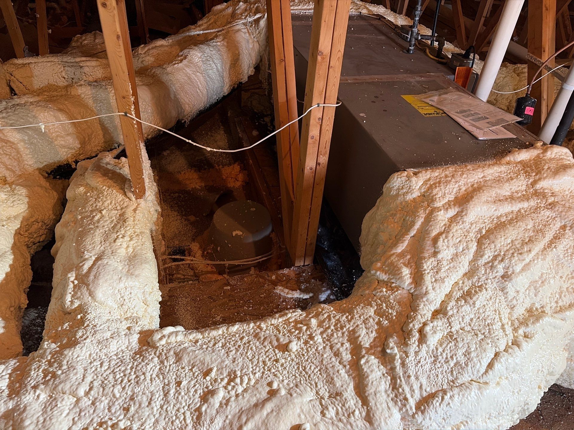 Sanitizing and Transforming a 2,100 sq ft Attic for a Better Home Performance by Home Environment Solutions