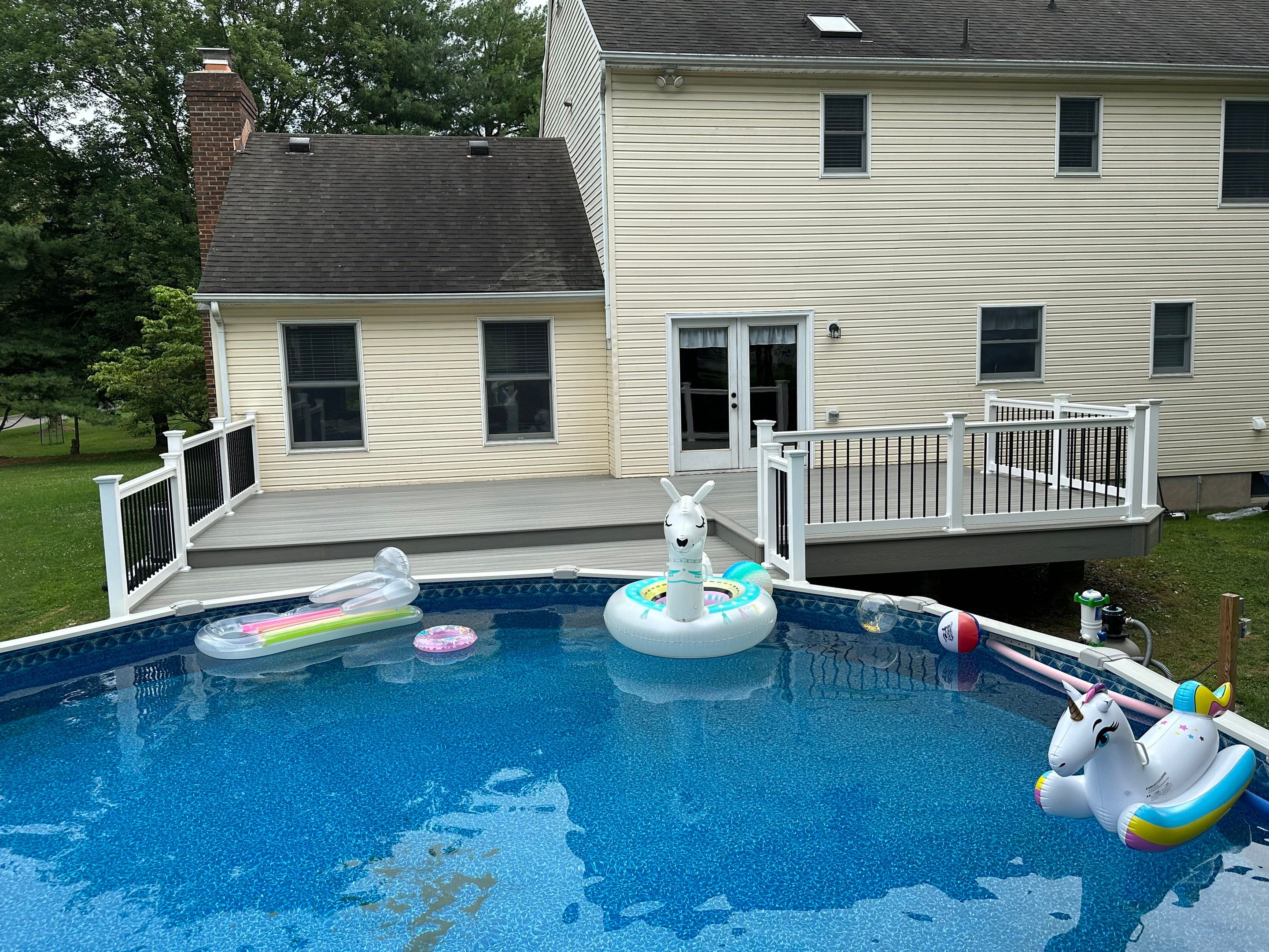 New Pool Deck IN Flemington by deck guardian