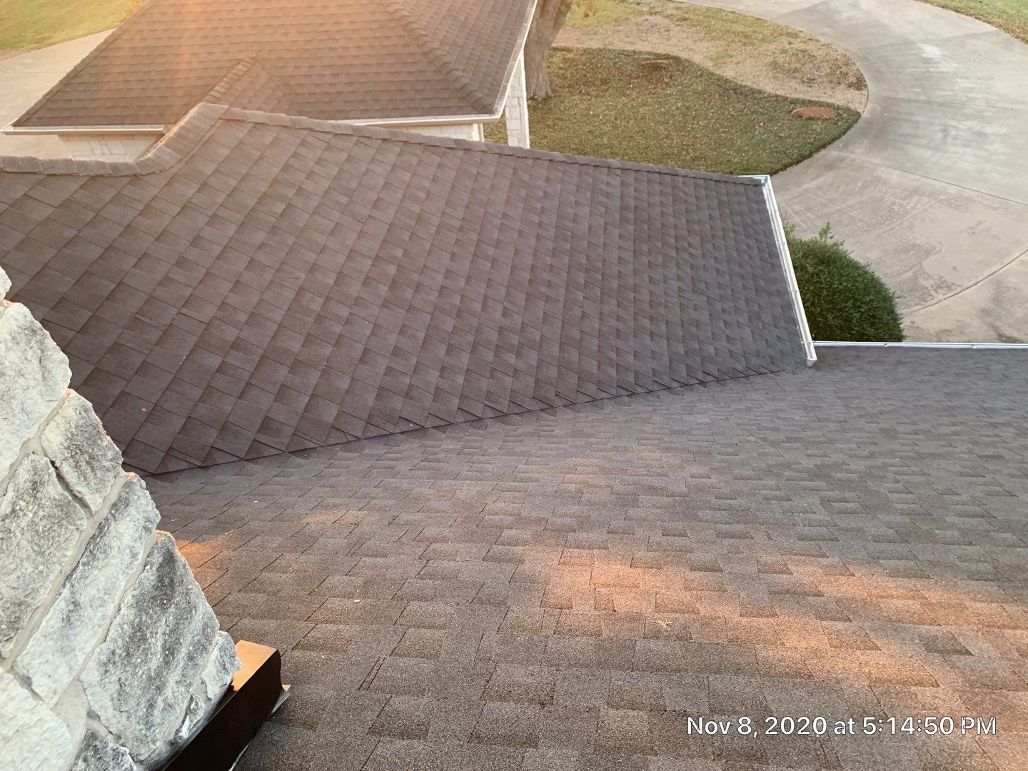 Huge Estate - Residential Roofing Installation using GAF Timberline HDZ Shingle System by First United Roofing & Construction