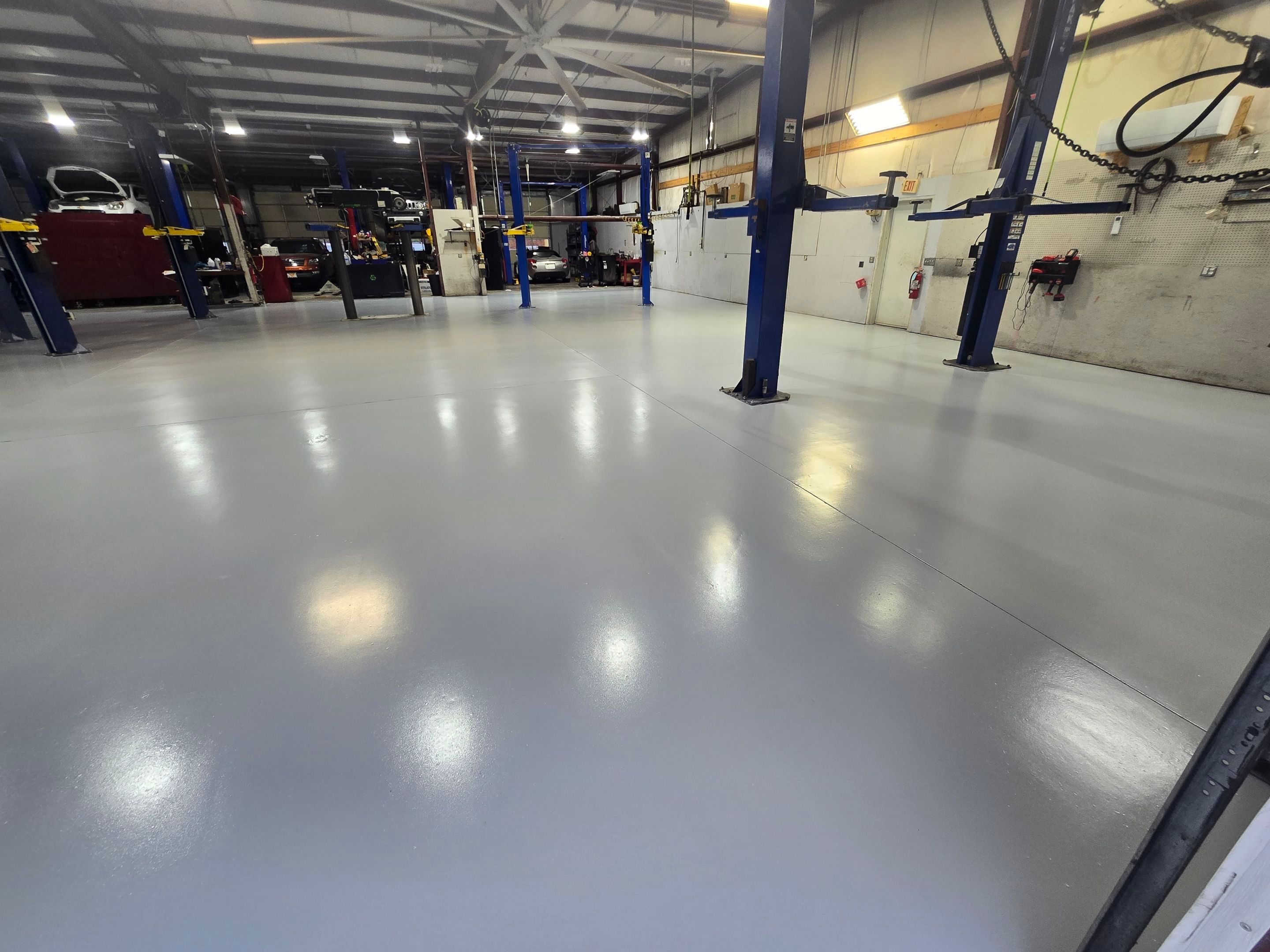 UDP Shop Floor Completed Using Grayhawk by Elite Floor Solutions