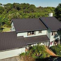 24ga 1.5" Snap-Lock Dark Bronze by Total Roofing System The Metal Roof Experts