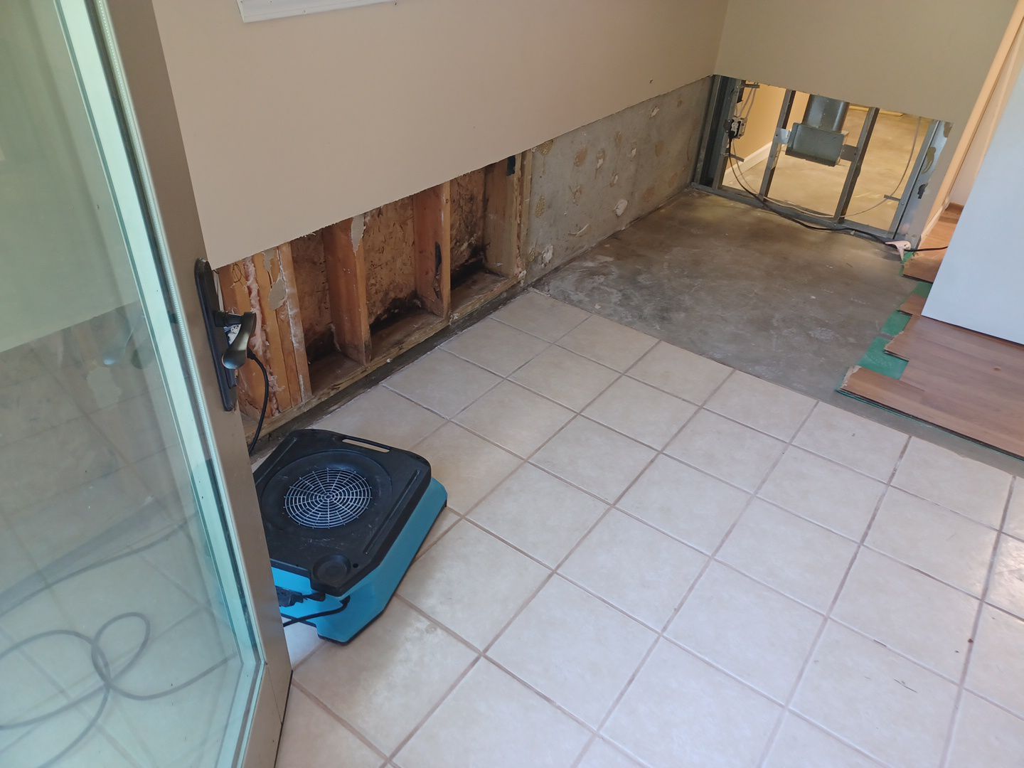 Project in Village of Clarkston by EzDry Water Mitigation & Property Restoration