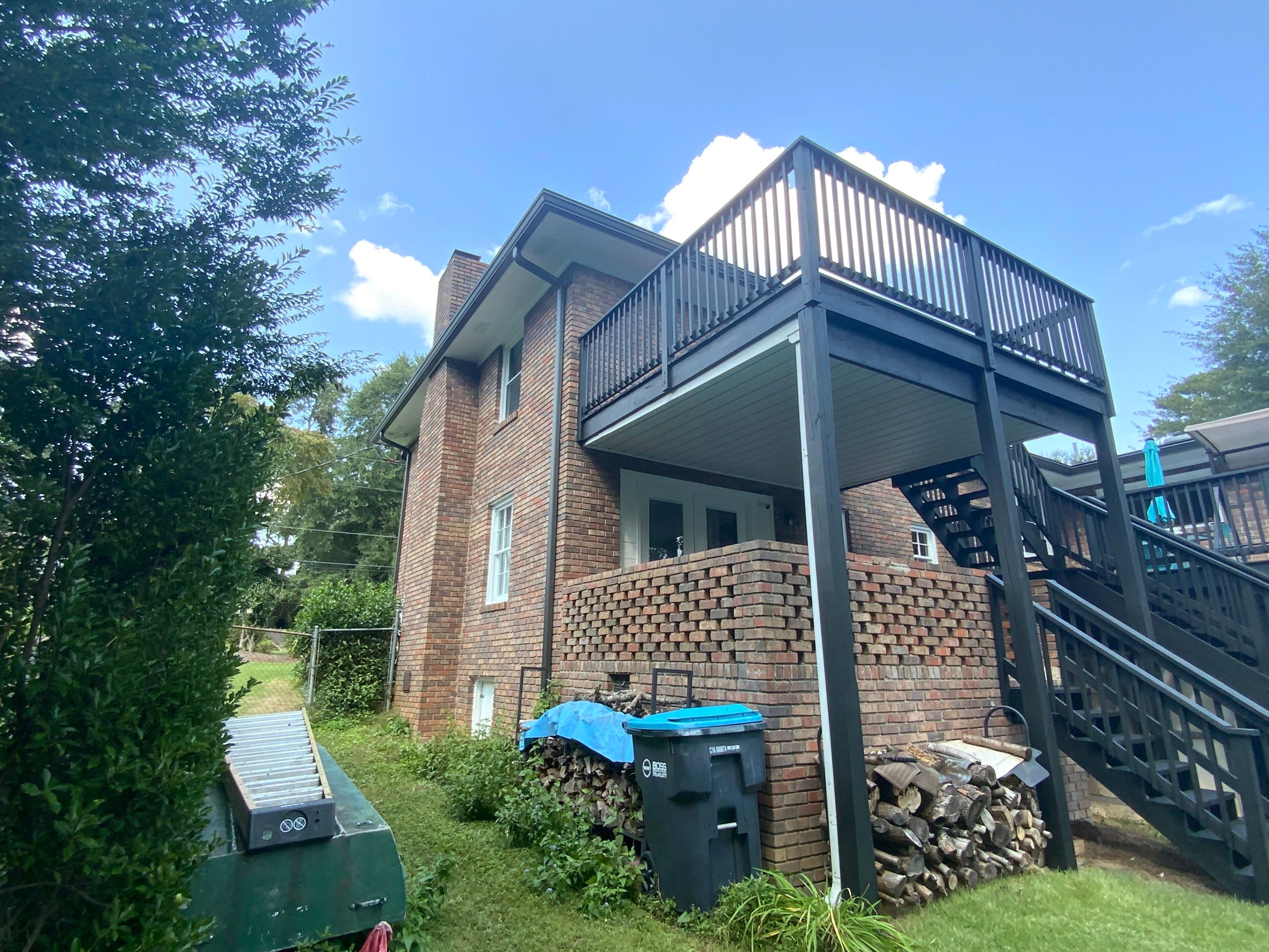 Full Exterior Trim Painting and Multi-Level Deck Staining by Swift Home Renovations