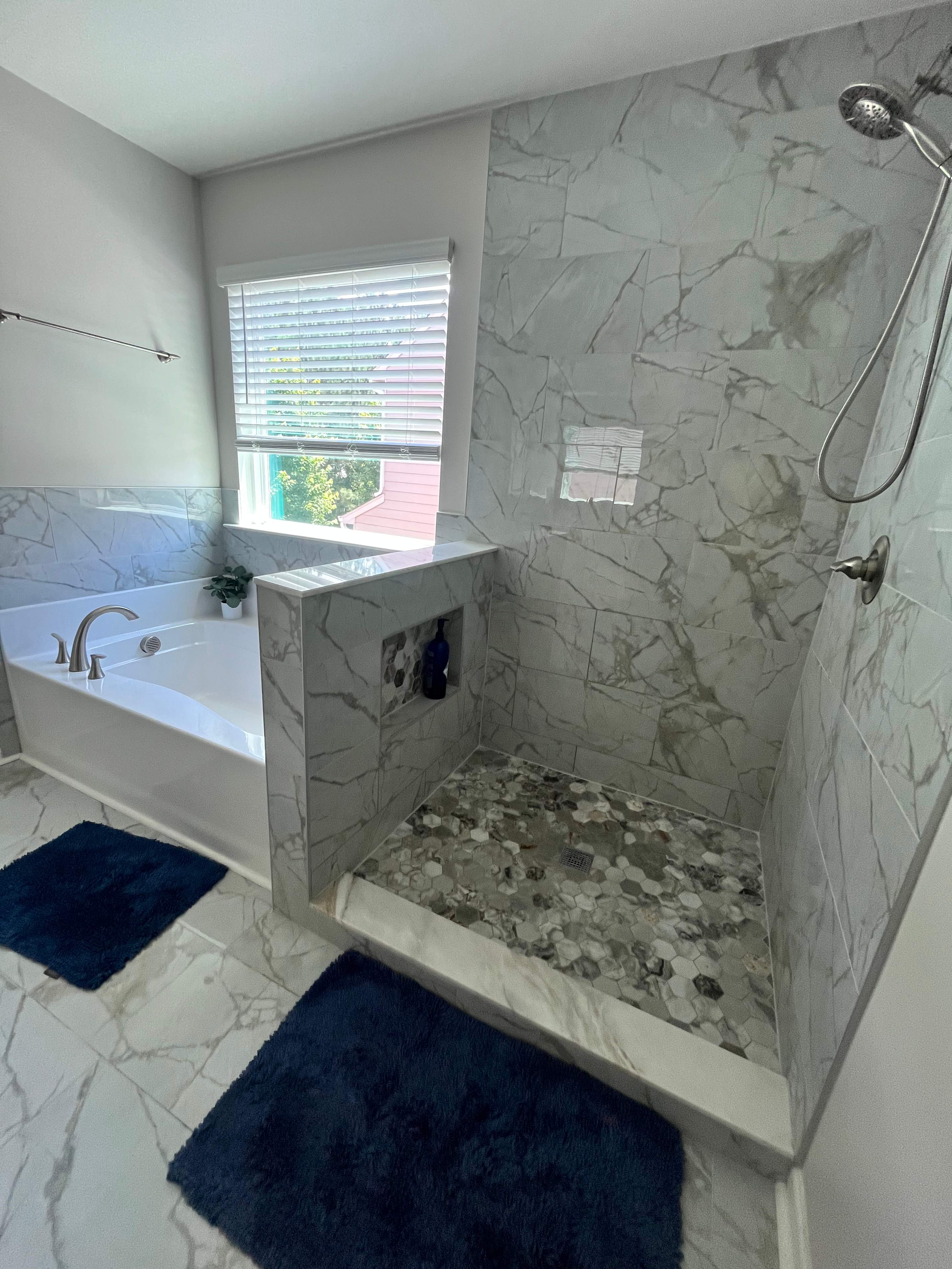 Master bathroom renovation by Prudencio