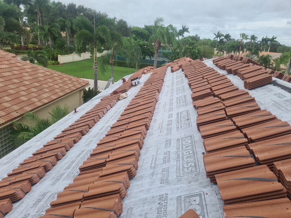 Residential Roofing Installation using Eagle Roofing Tile by BLUES BROTHERS ROOFING