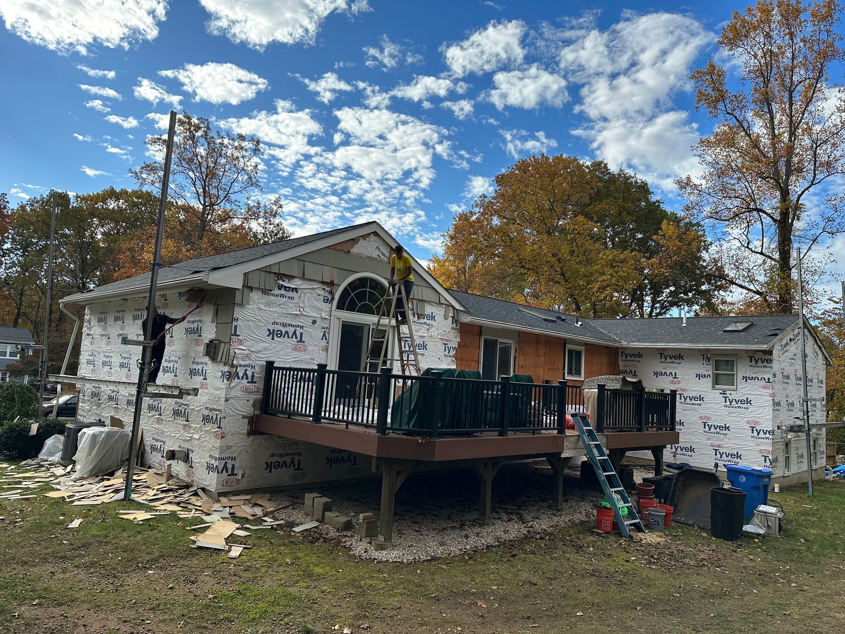 New Roofing, Siding front door by A Plus Exterior