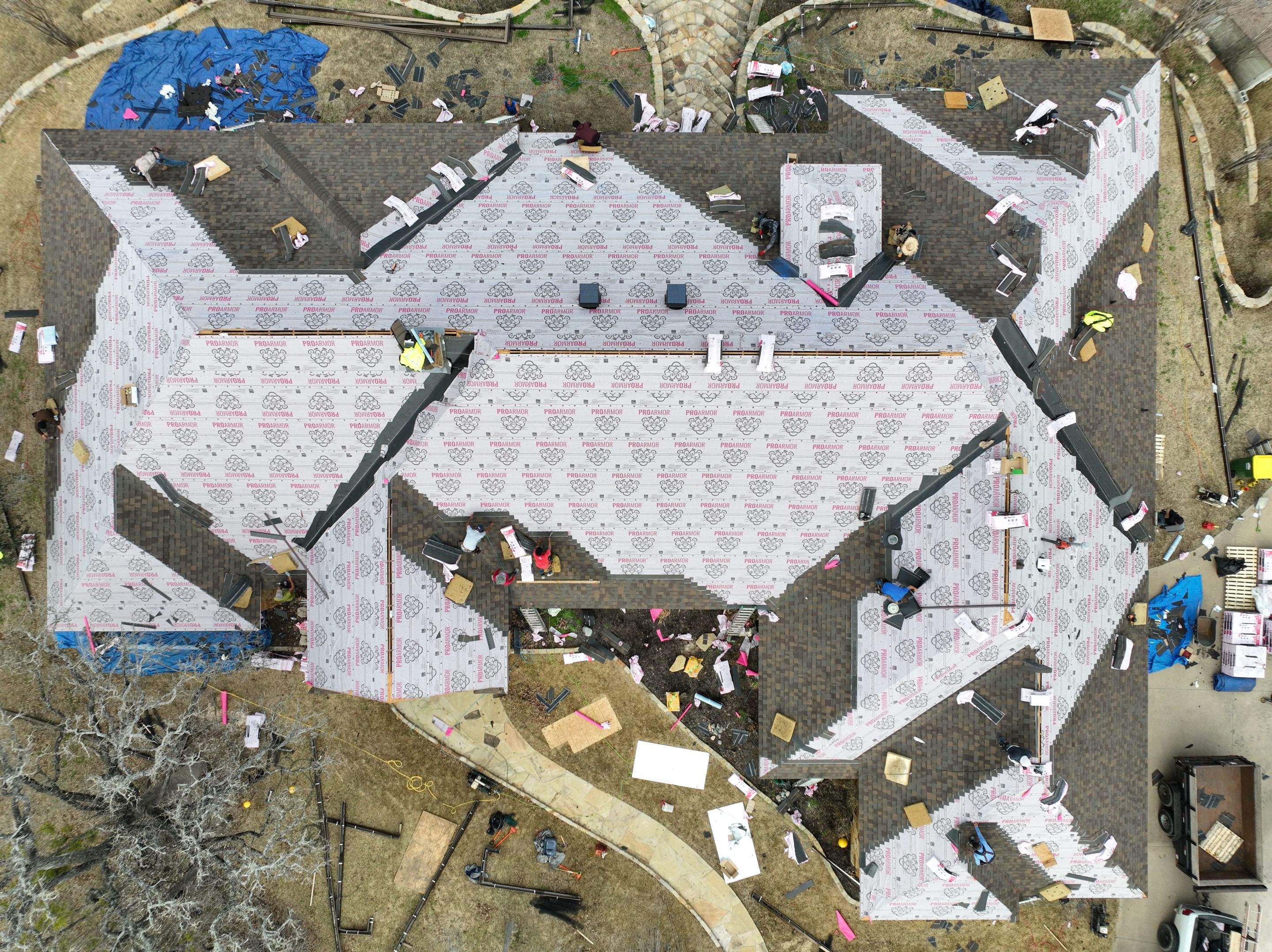 Residential Roofing Installation using Owens Corning Duration by Becker Roofing and Exteriors