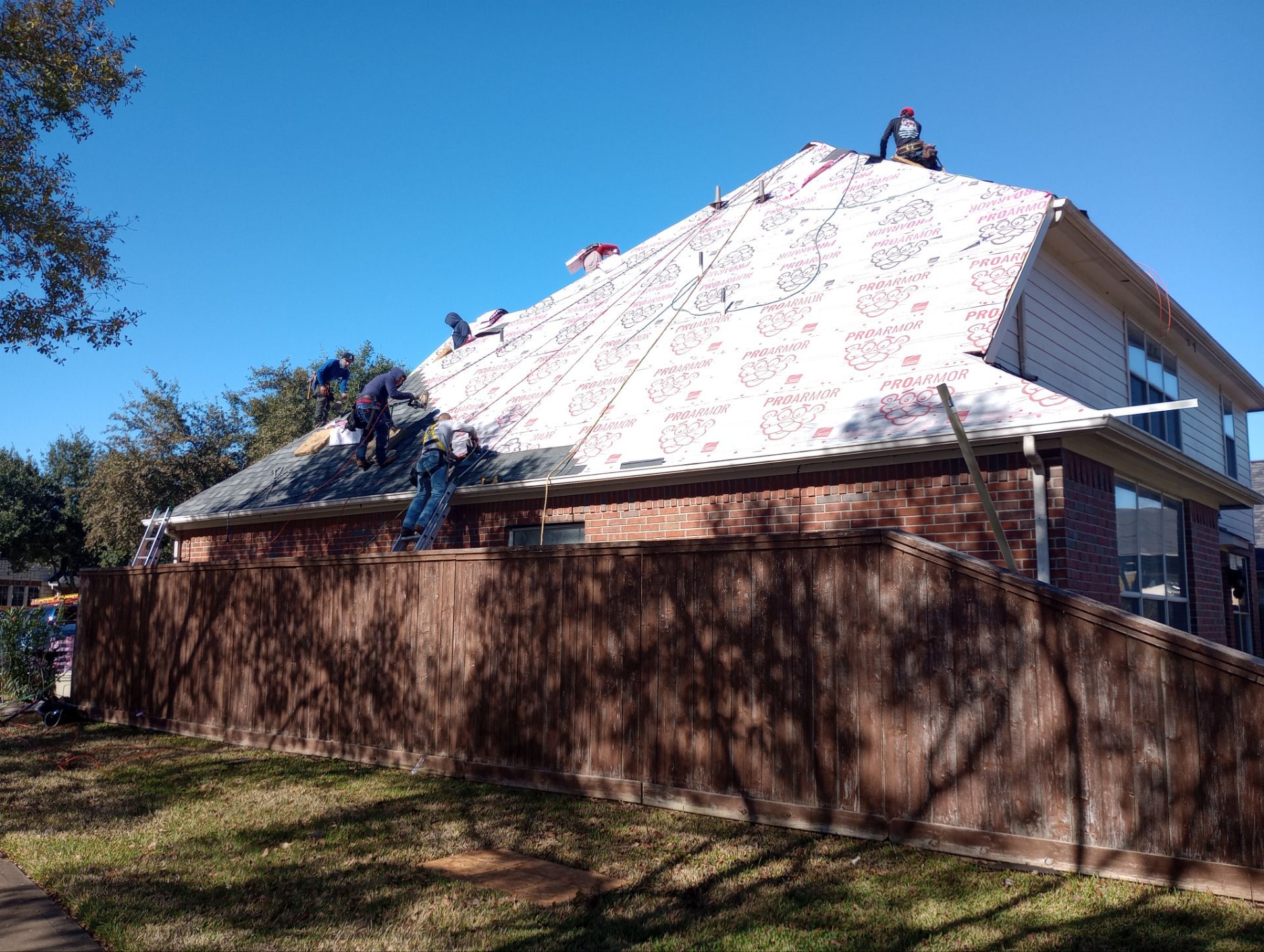 Residential Roofing Installation using Owen's Corning Duration (Lifetime) Shingles by Roof Repair Company