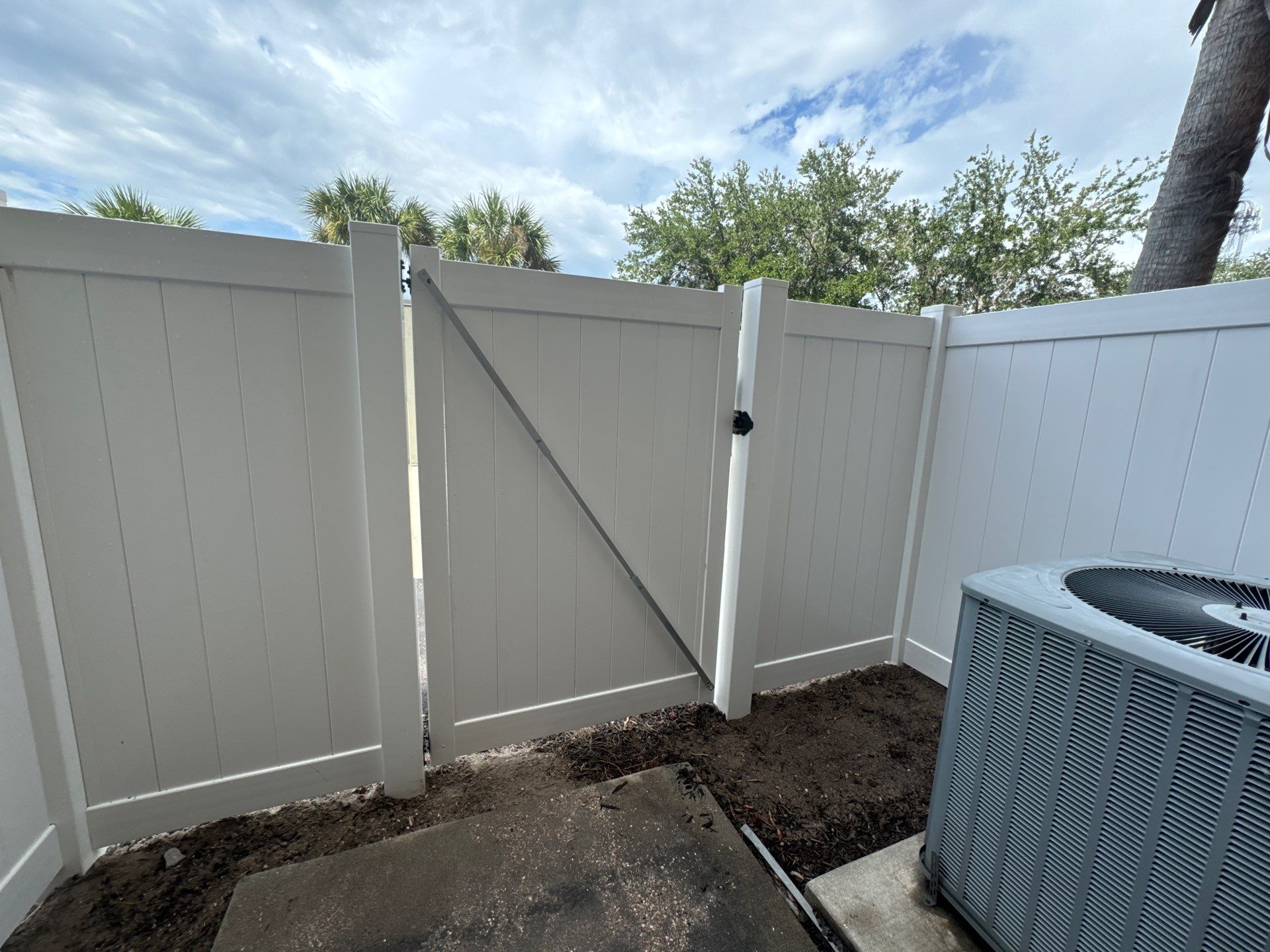 Vinyl Privacy Fence using 6Ft White Vinyl Privacy Fence by Asap fence and gates, LLC
