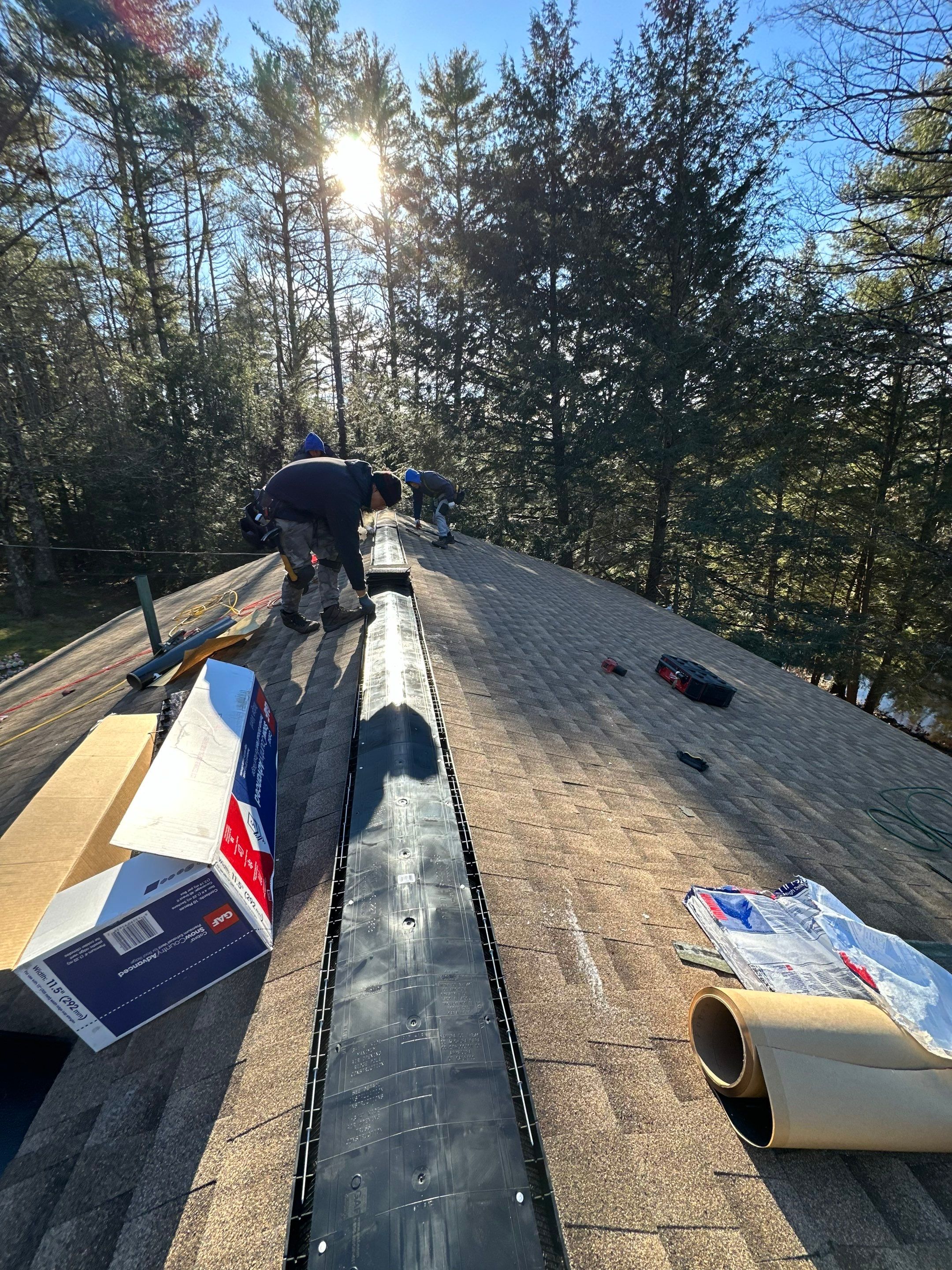 New Roof in Deerfield New Hampshire by Tall pine roofing