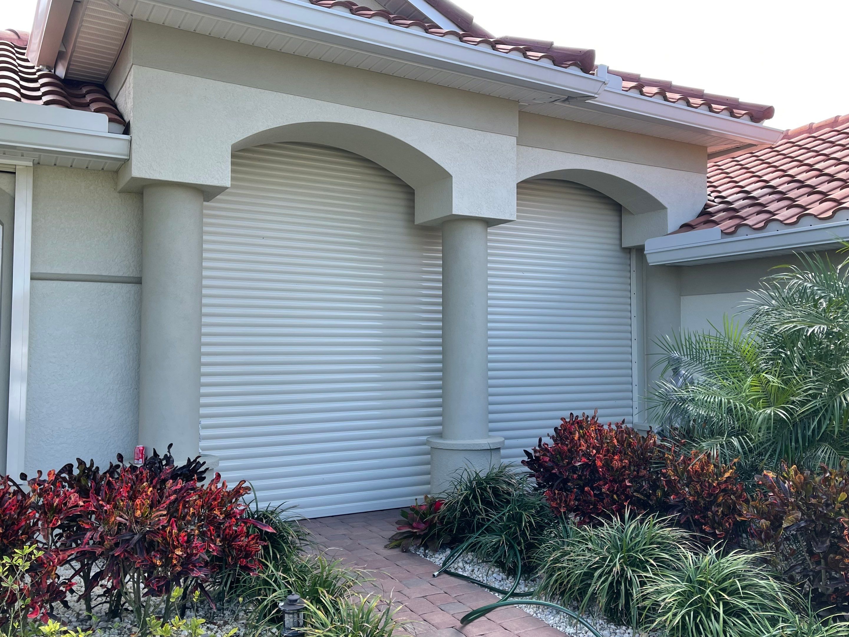 Giant Lanai rolling shutter with hidden roll shutter by Smart Guard Shutters
