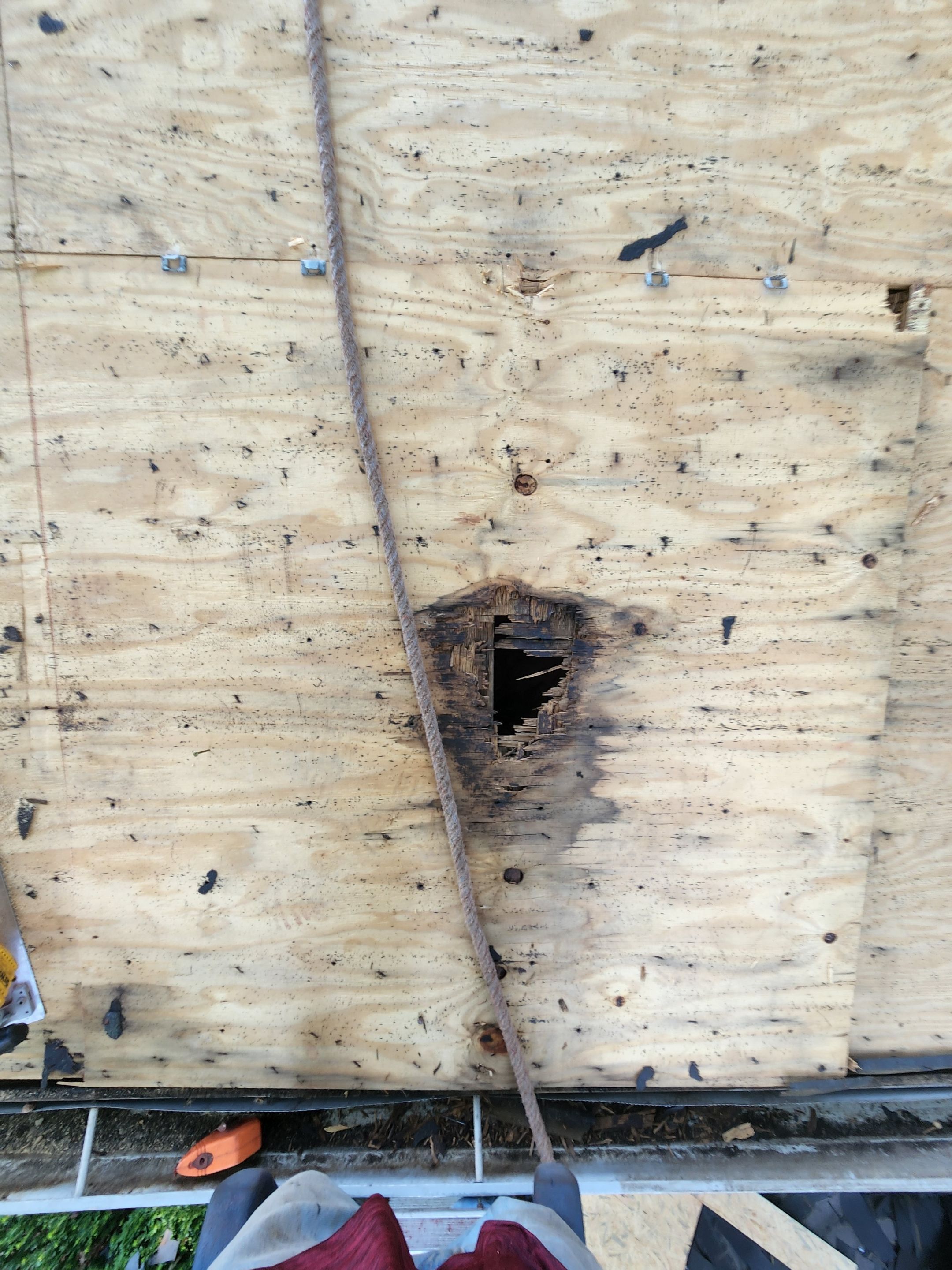 Roof Replacement using Gaf HDZ Charcoal by Just In Time Roofing and Restoration