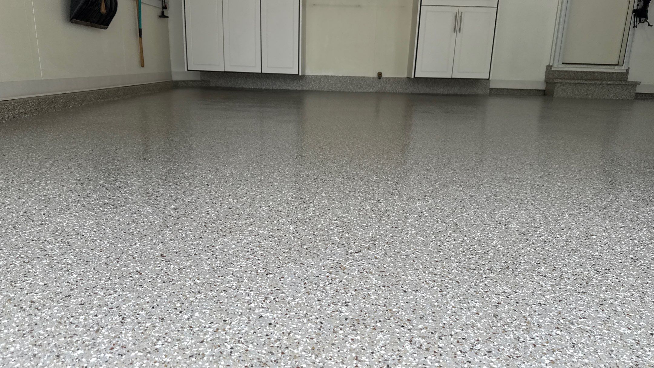 Rachelle & Norman Have a Beautiful New Floor  by Banner Garage