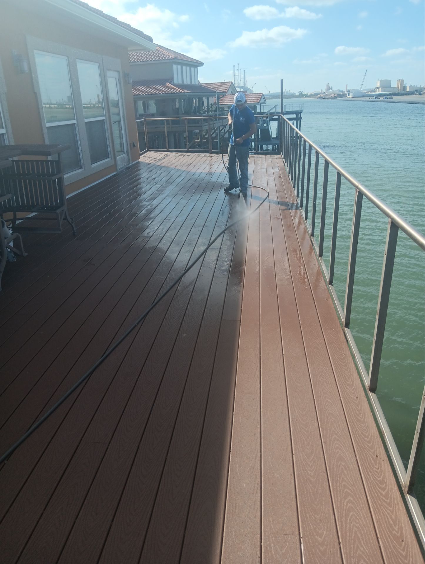 Waterfront Walkout Waterproofed! by Bayfront Roofing and Construction