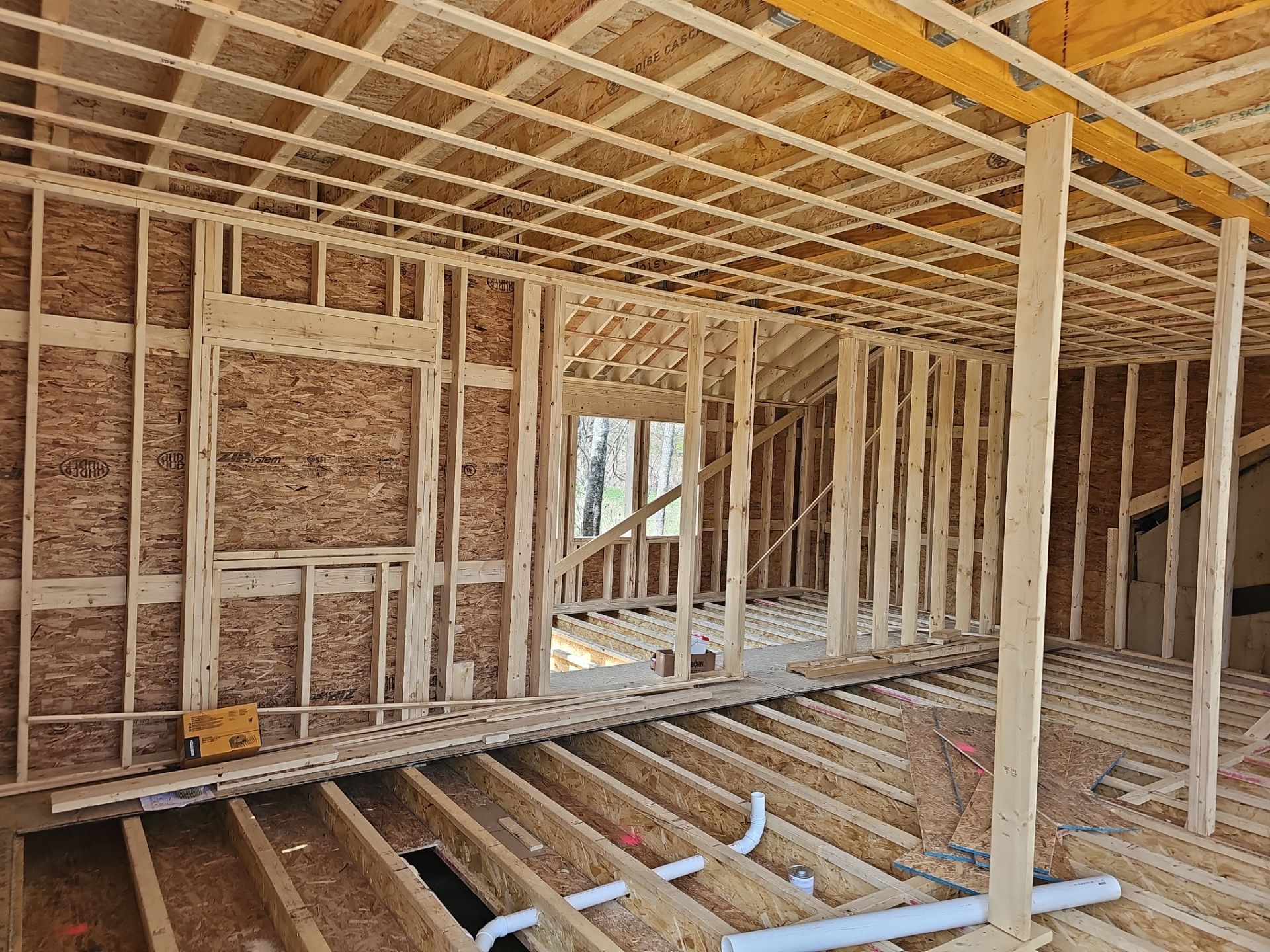 New Construction HVAC Installation using Mitsubishi by Ocean State Air Solutions