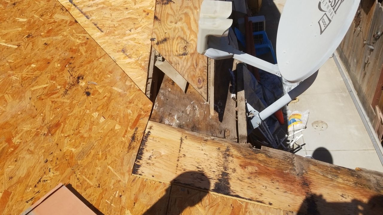 Upgraded gutters and roof by Byers Enterprises