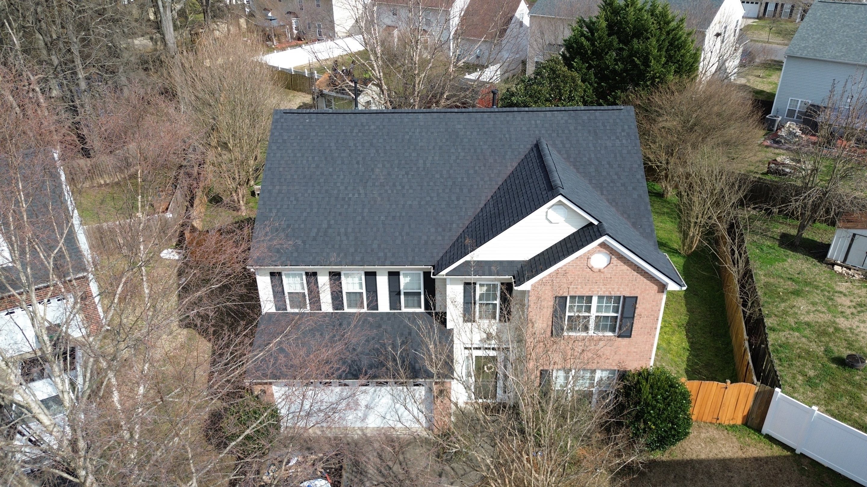 Roof replacement by hail damage by Just Brilliant Restoration JBR