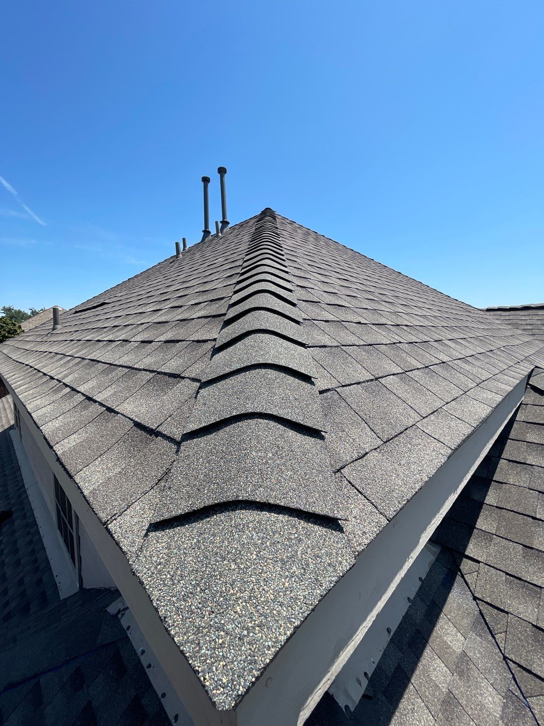 Major Hail Storm Full Roof and Gutter Replacement by First United Roofing & Construction