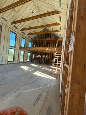 New Home Construction using open cell spray foam