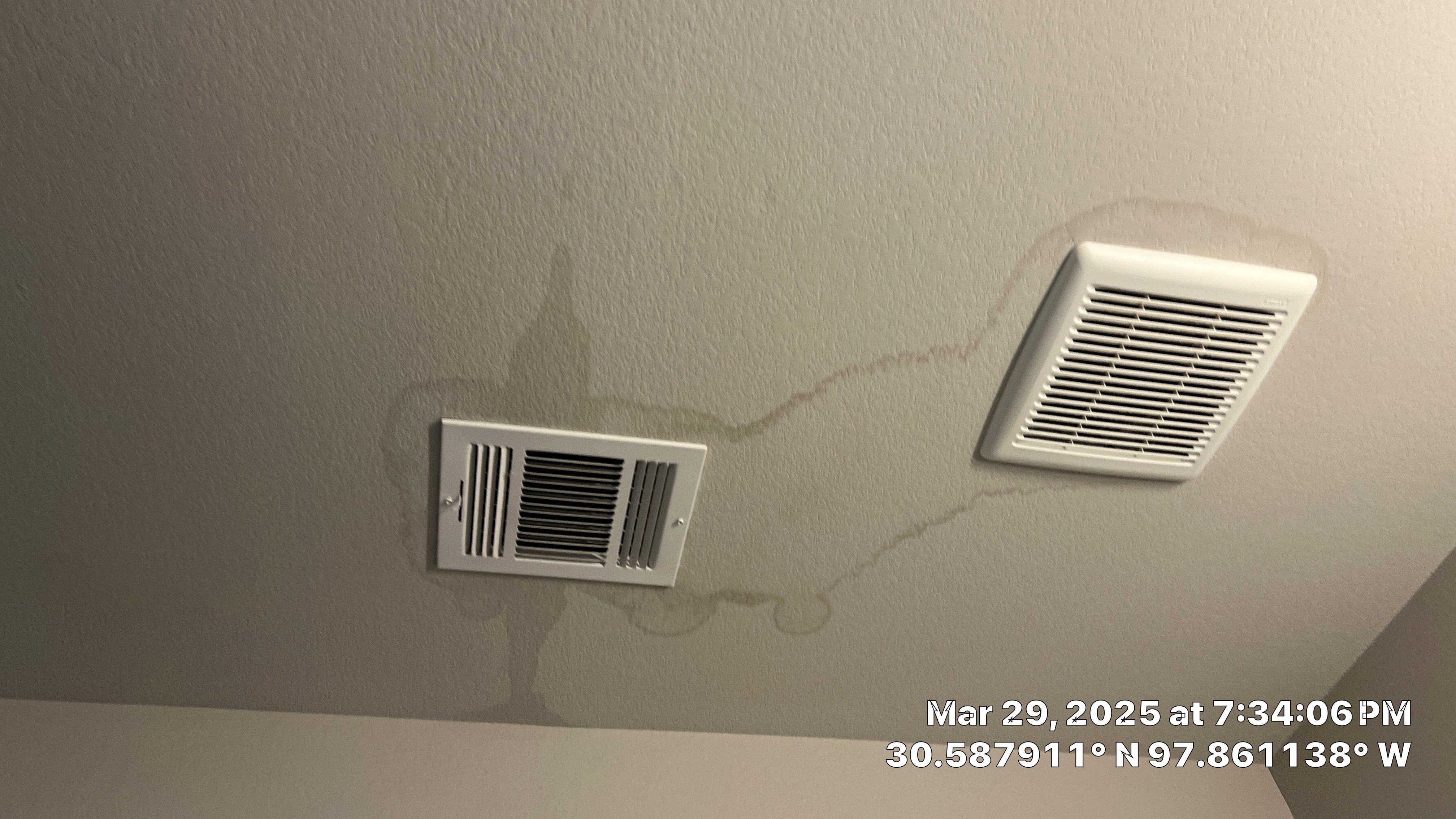 Water Damage Mitigation and Interior Ceiling Restoration in Leander by Caliber Restoration LLC