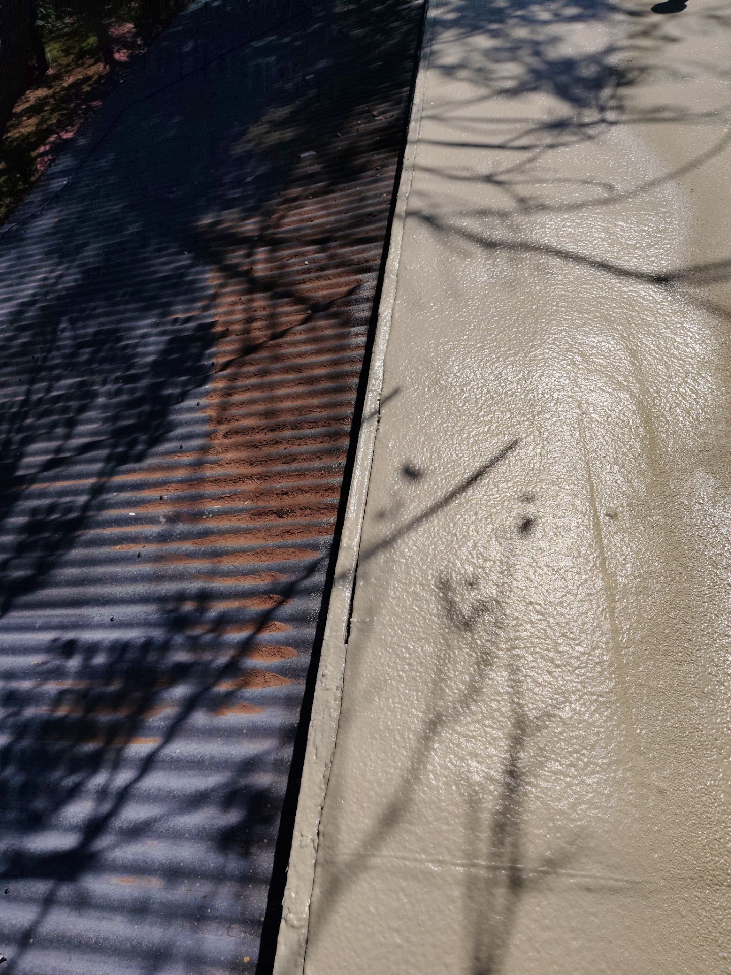 Residential roof application by SPF Services 