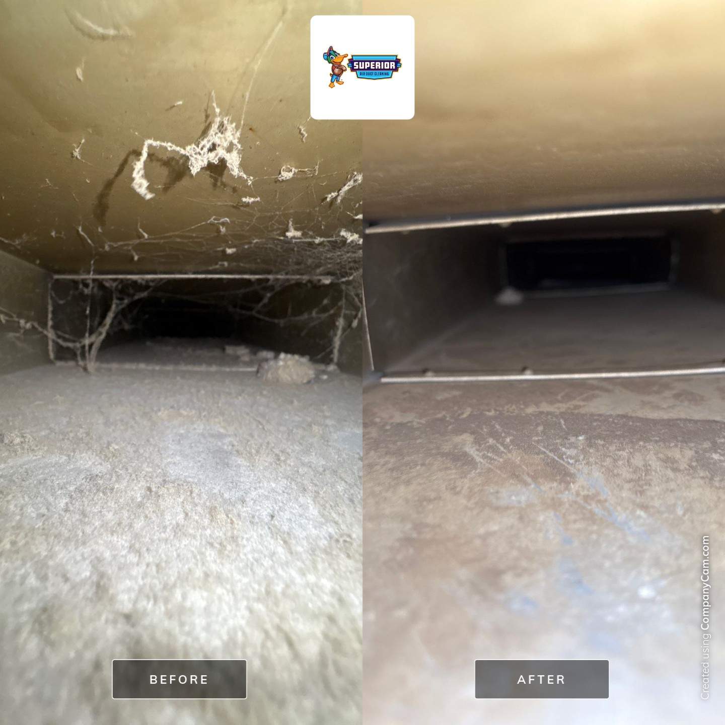 Air Duct Cleaning With a Vacuum Truck in Baden, PA by Superior Air Duct Cleaning