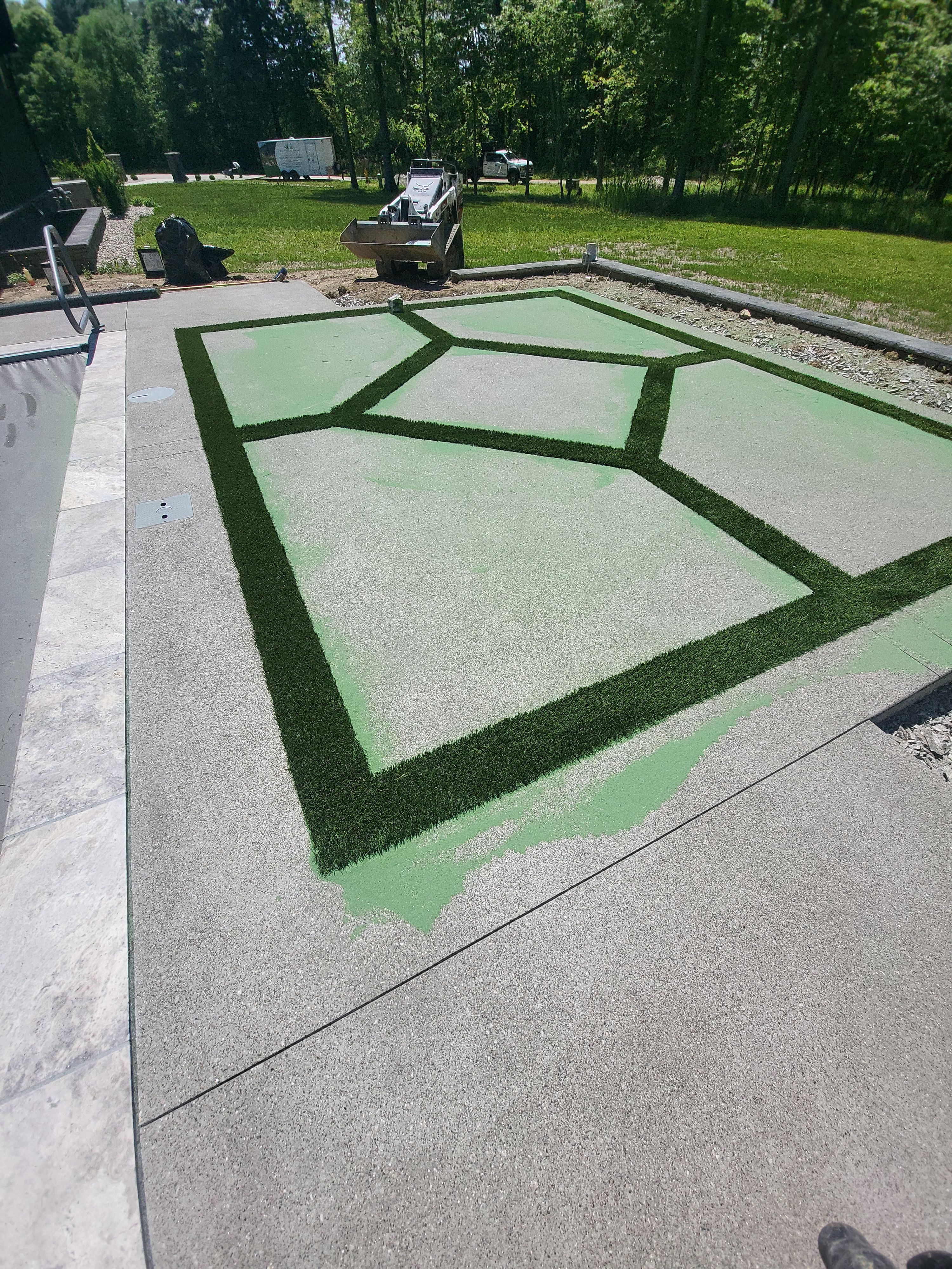 Luxury Turf Strips in Galena, OH by Southwest Greens Midwest