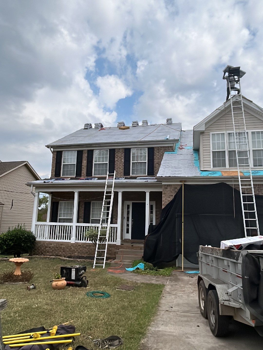 Residential Roofing Installation using GAF HDZ Roofing System  by Undersun Roofing 