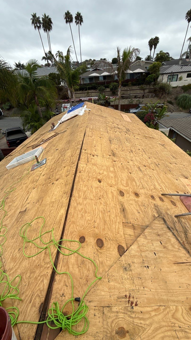 Full Roof Replacement and Eave Repair in San Clemente by Reliable Roofing San Diego Inc.
