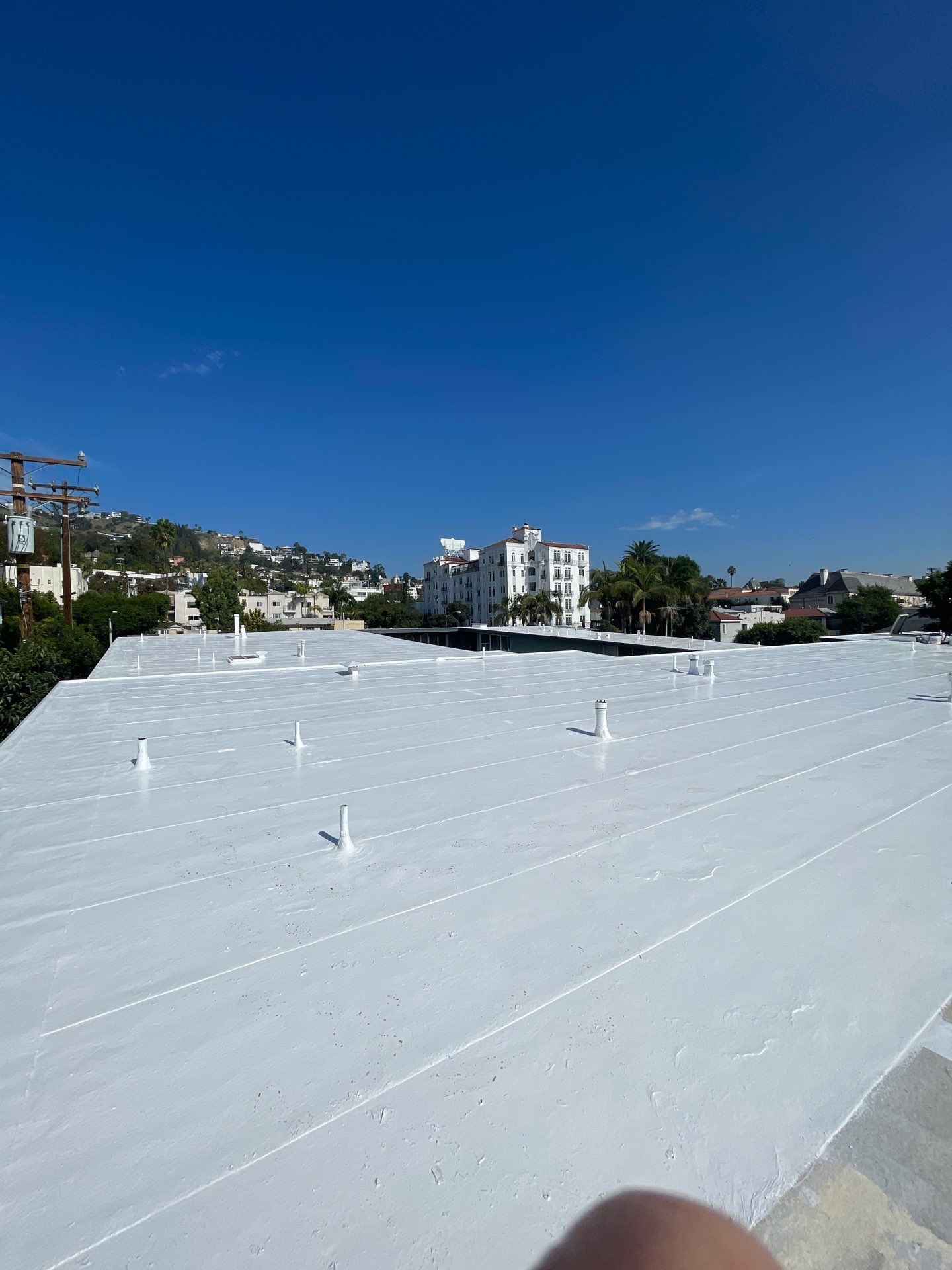 Silicone Coating - Apartment Building, West Hollywood by Hull Brothers Roofing