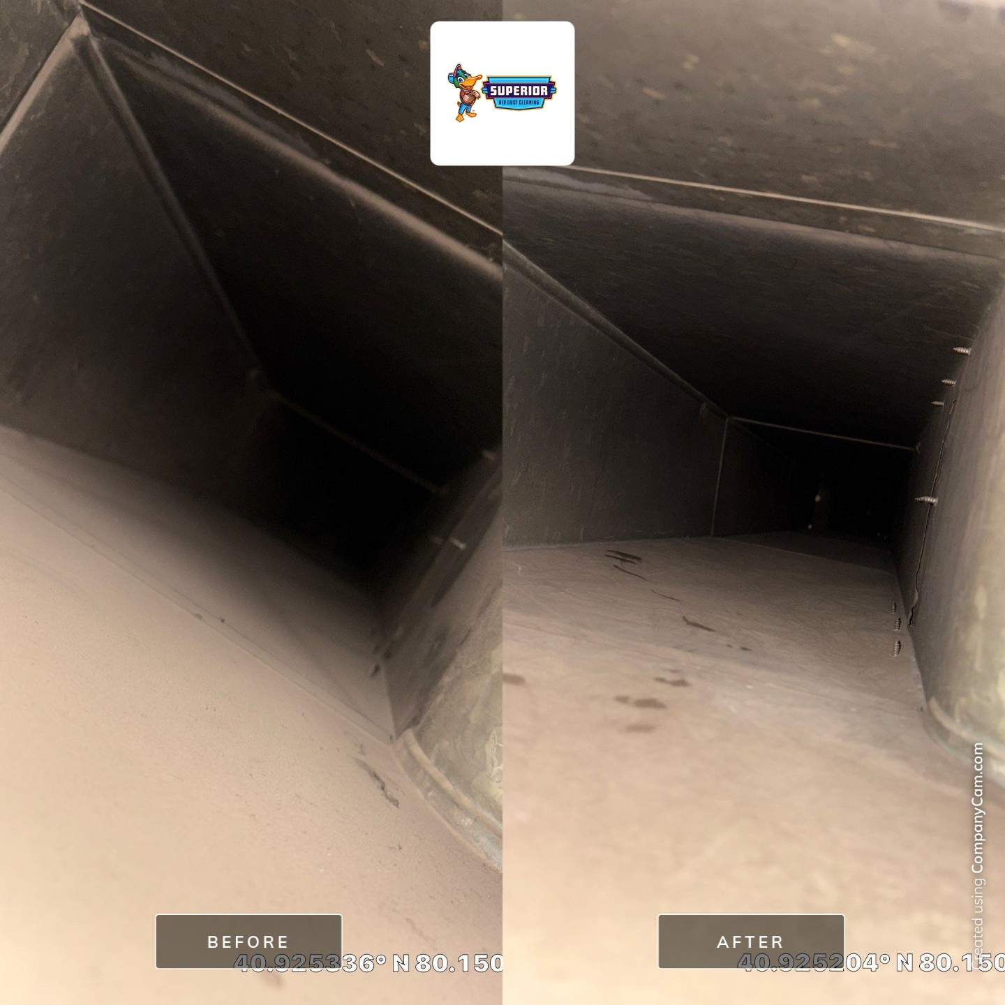 Air Duct Cleaning With a Vacuum Truck in Portersville, PA by Superior Air Duct Cleaning