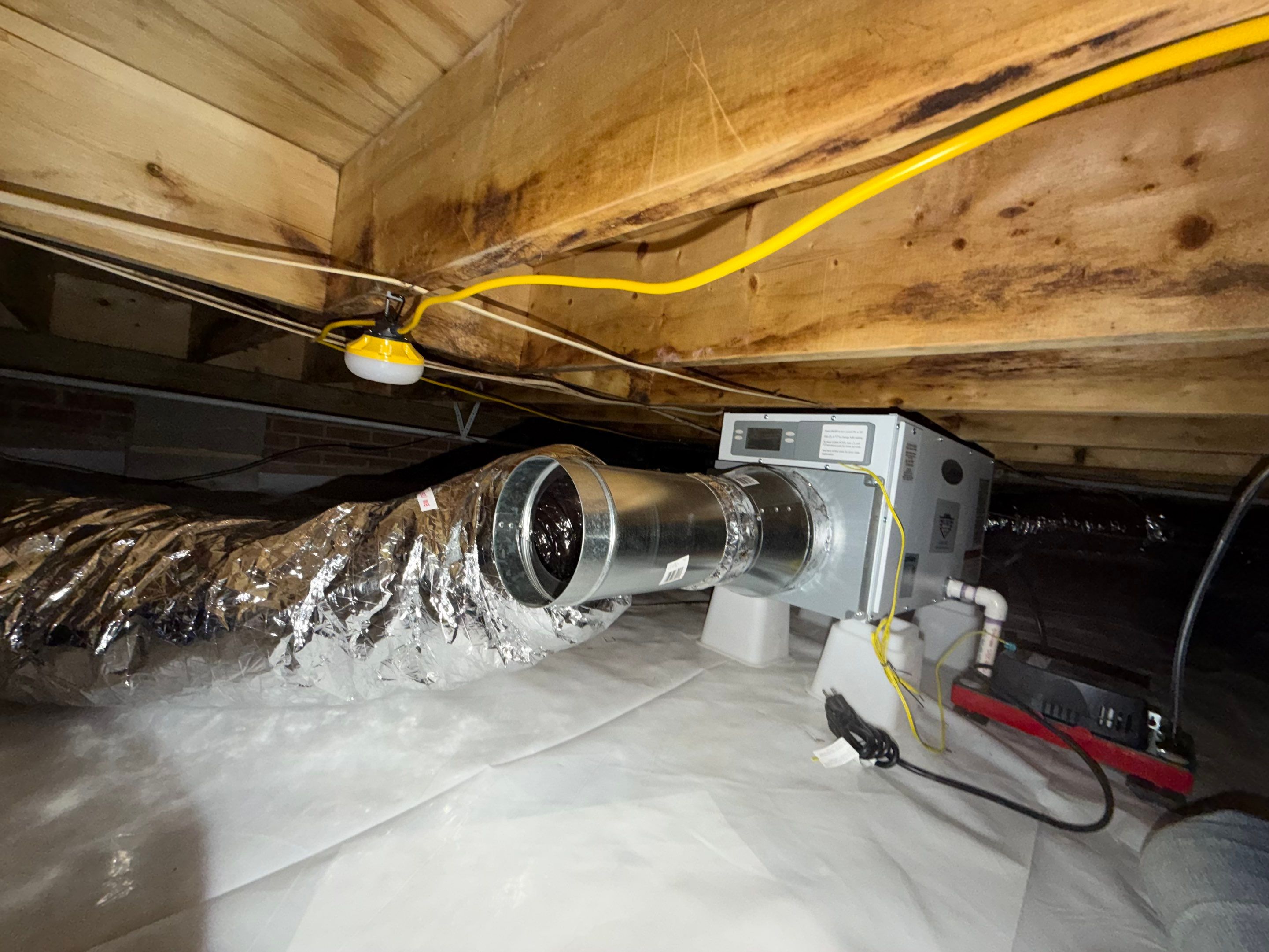 Project in Smithfield by Patriot Crawl Space Repairs