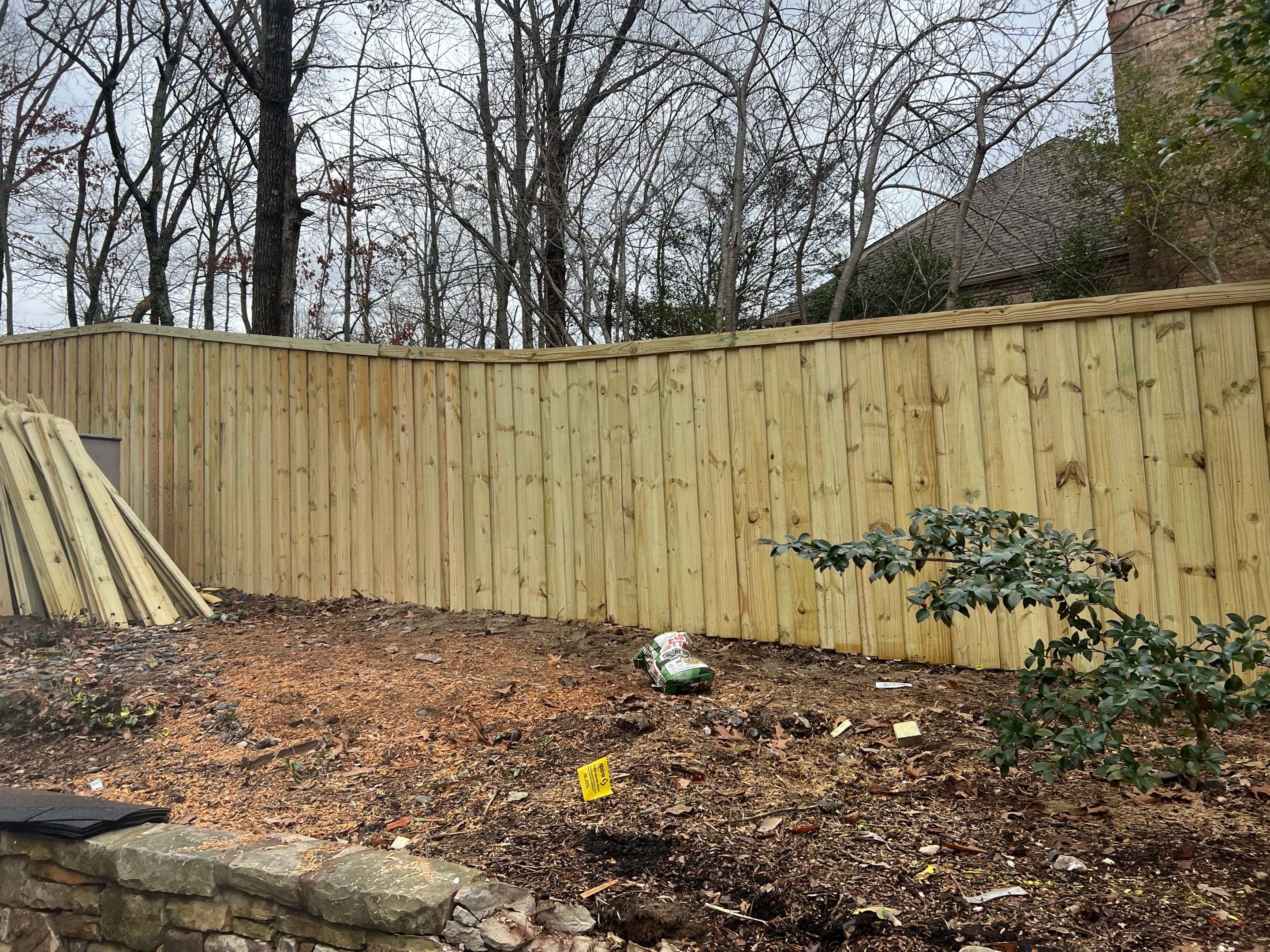 Wendover Drive - Fence by Pillar and Pine
