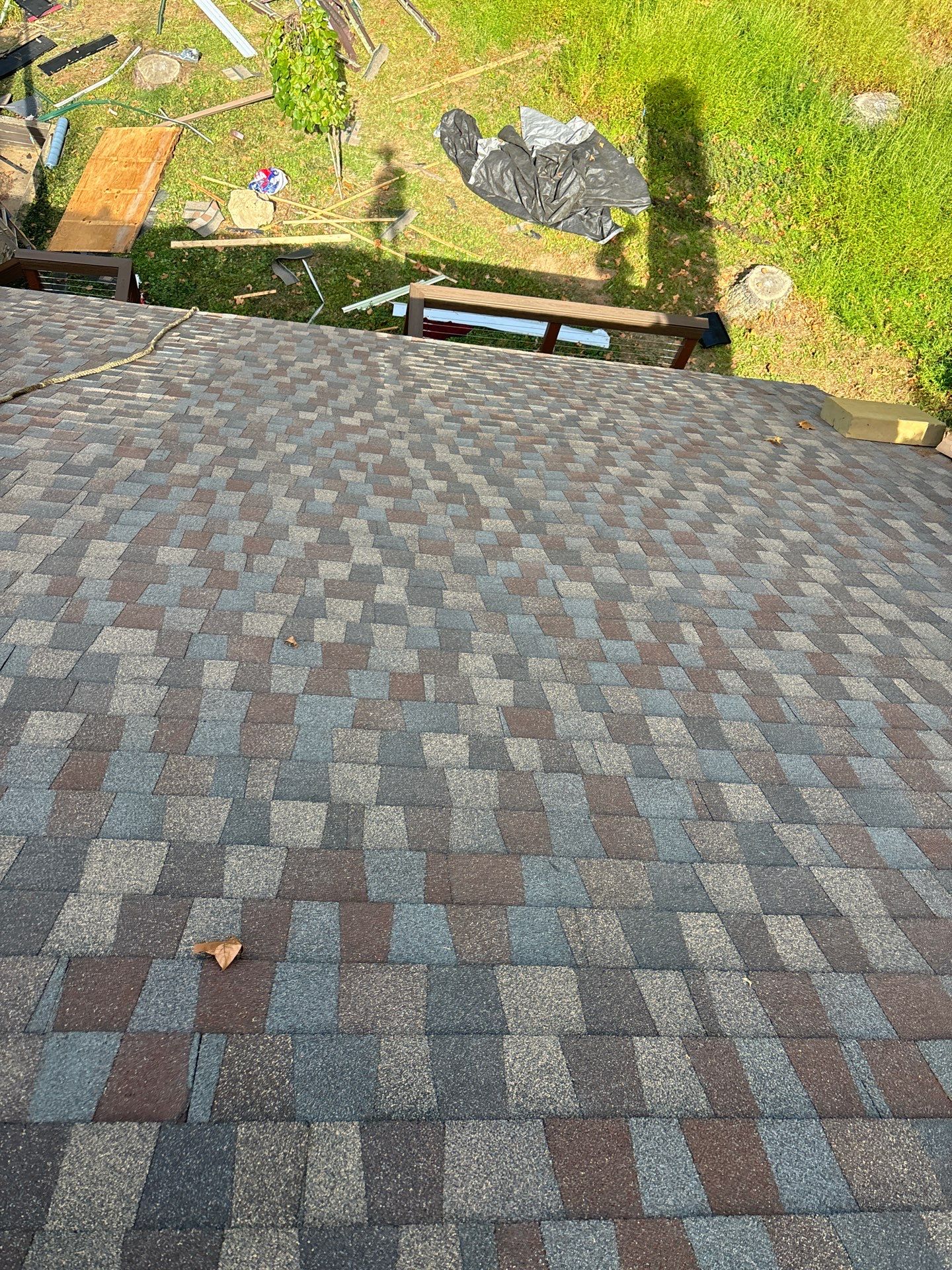 Residential Roofing Installation using GAF Timberline HDZ Golden Harvest by Rainstoppers Roofing
