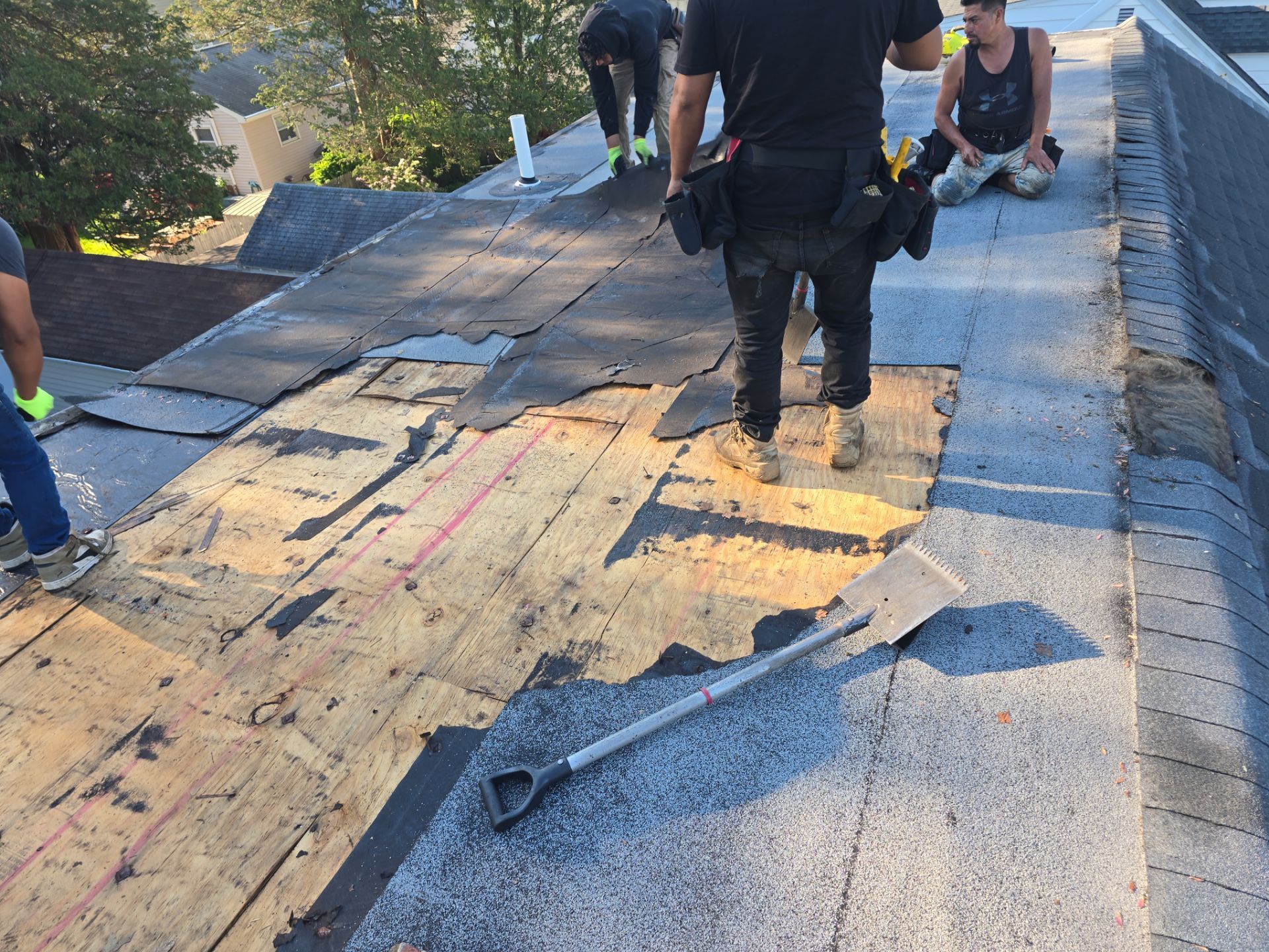 Residential Roof Replacement With Owens Corning Shingles in Stratford, CT by A Plus Exterior