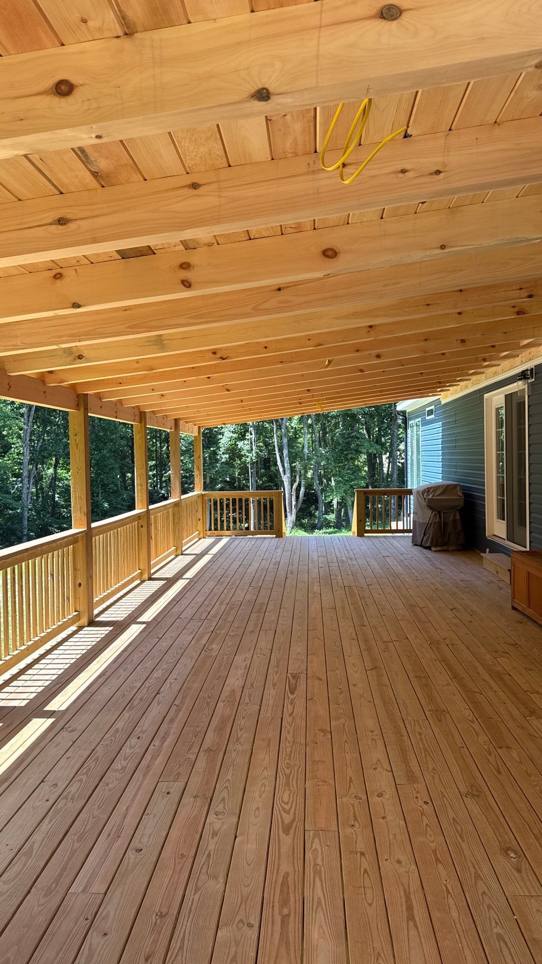 Custom Covered Deck and Porch Construction in Ronceverte, West Virginia by Walnut Hollow Decks & Outdoor Living