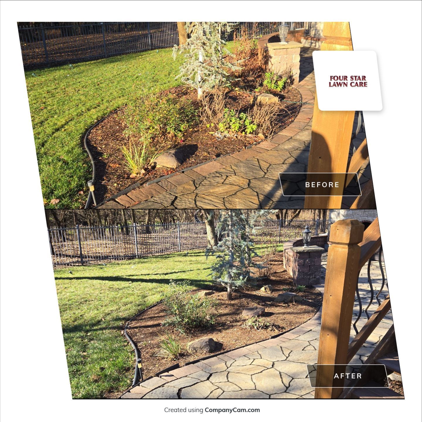 Project in Wichita by Four Star Lawn Care