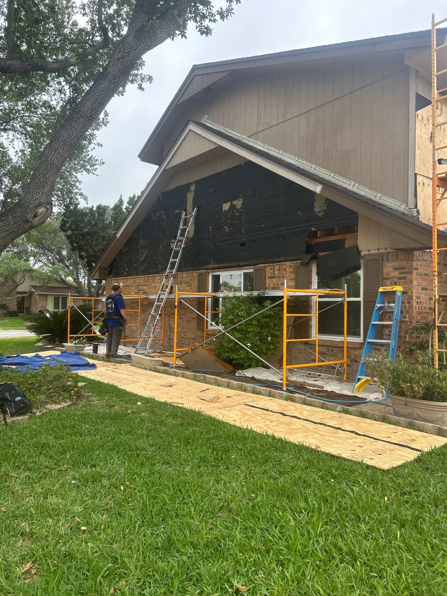 Portland Texas Exterior Remodel by Bayfront Roofing and Construction
