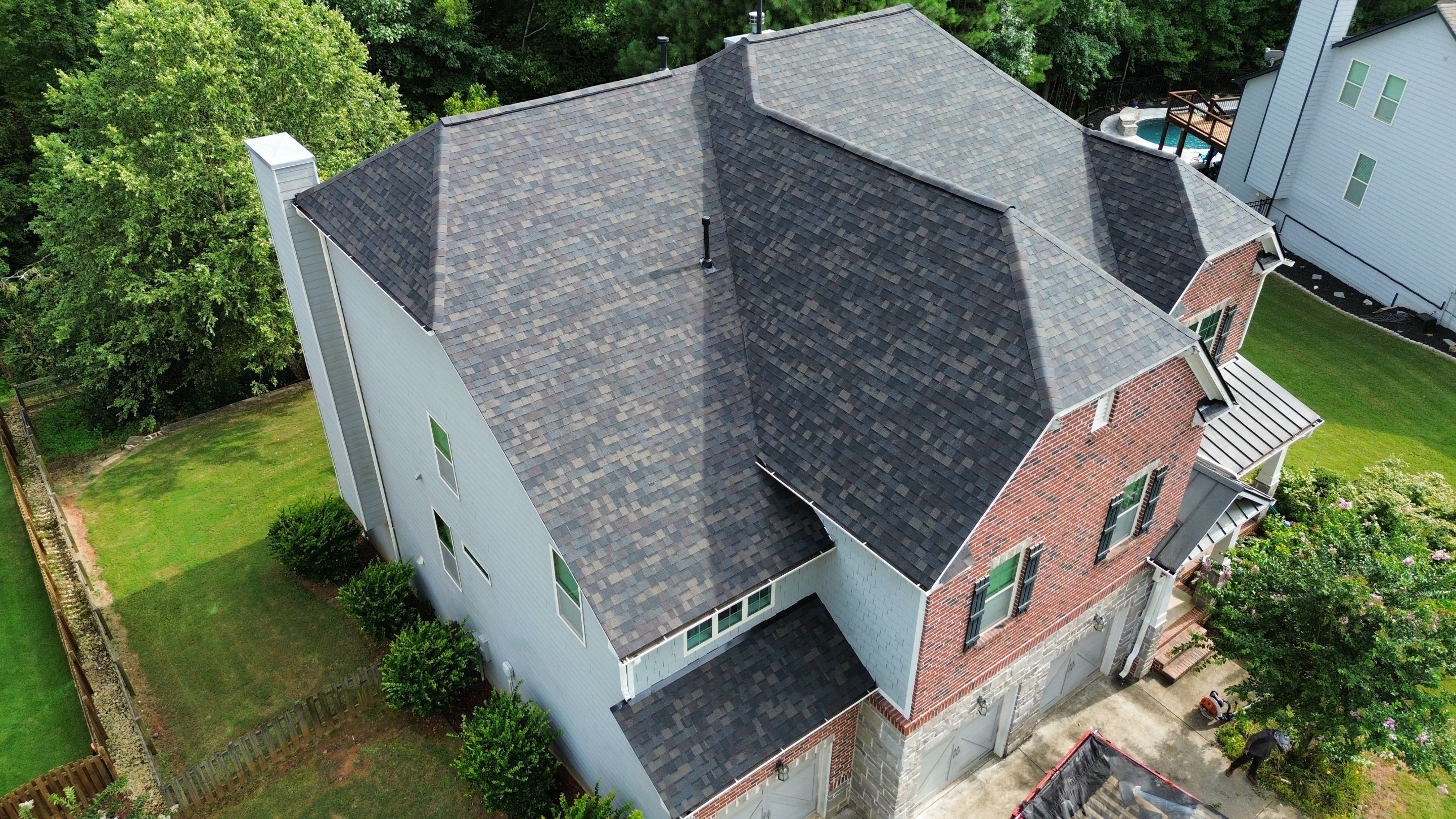 Alpharetta, GA Roof Replacement Owens Corning Duration Black Sable by Reset Roofing